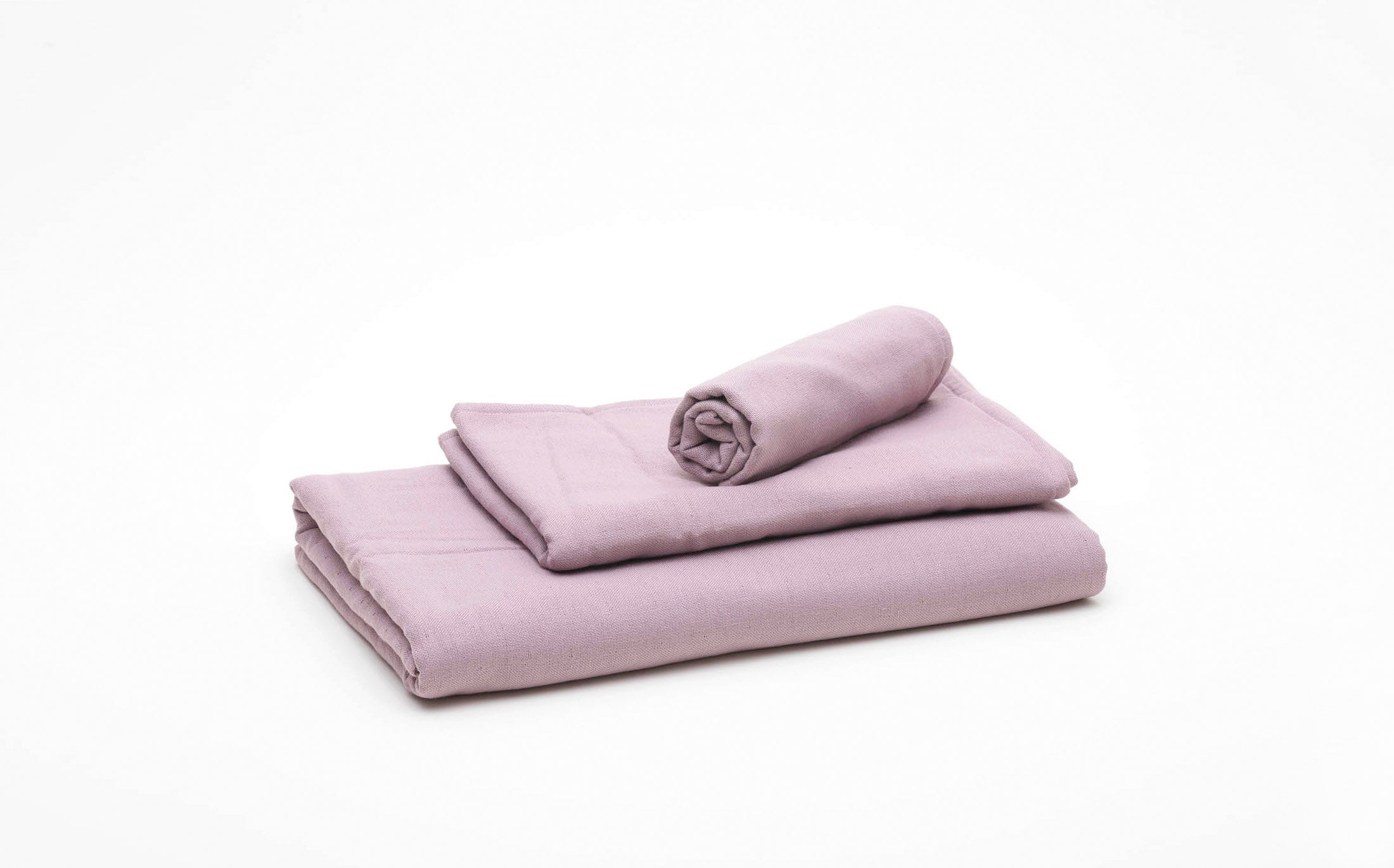 Gauze & Cotton Towel - Rose Grey