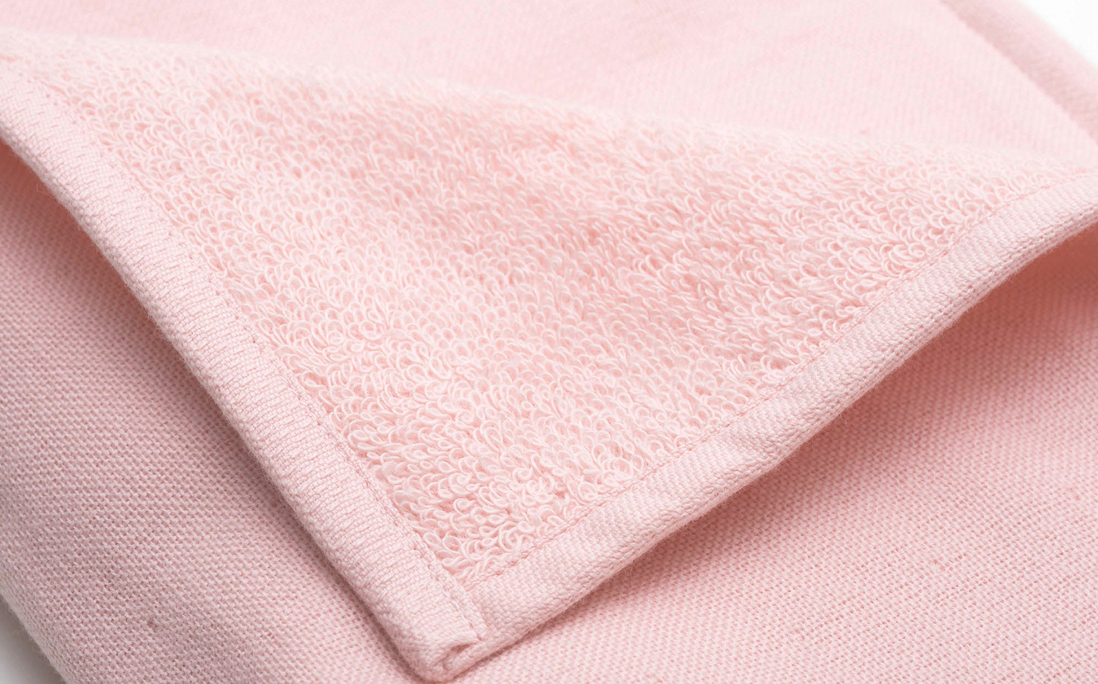 Gauze & Cotton Towel - Shell Pink