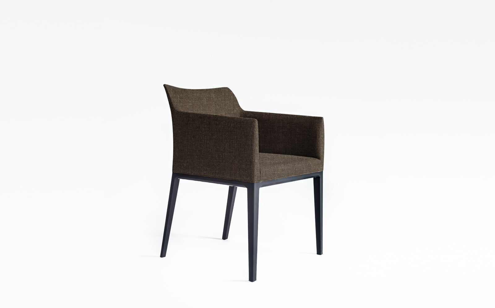 Leo seamless armchair - Charcoal Grey #Seat materials_fabric1 strand 77