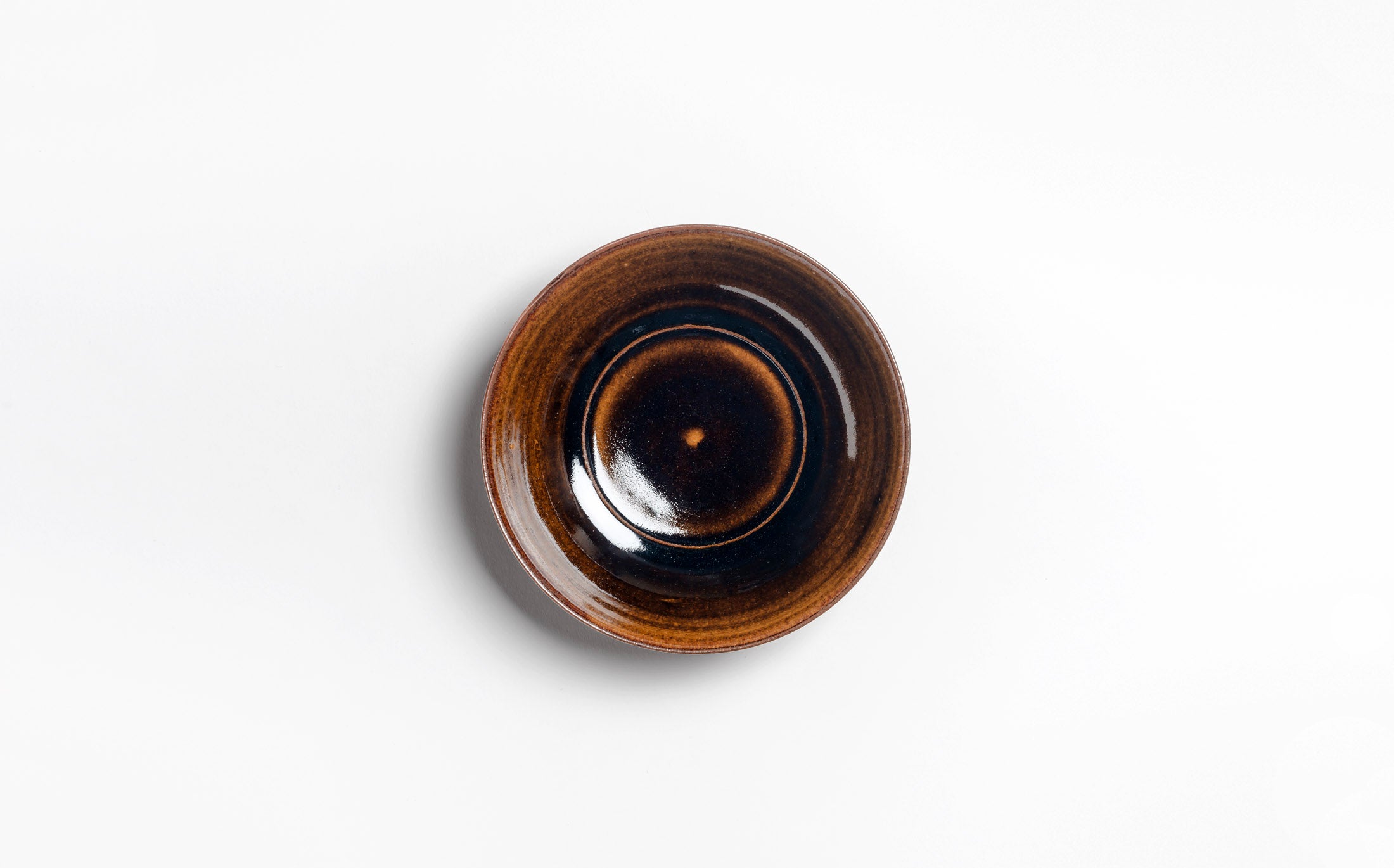 Ame - Ceramic Brown - Shallow Bowl