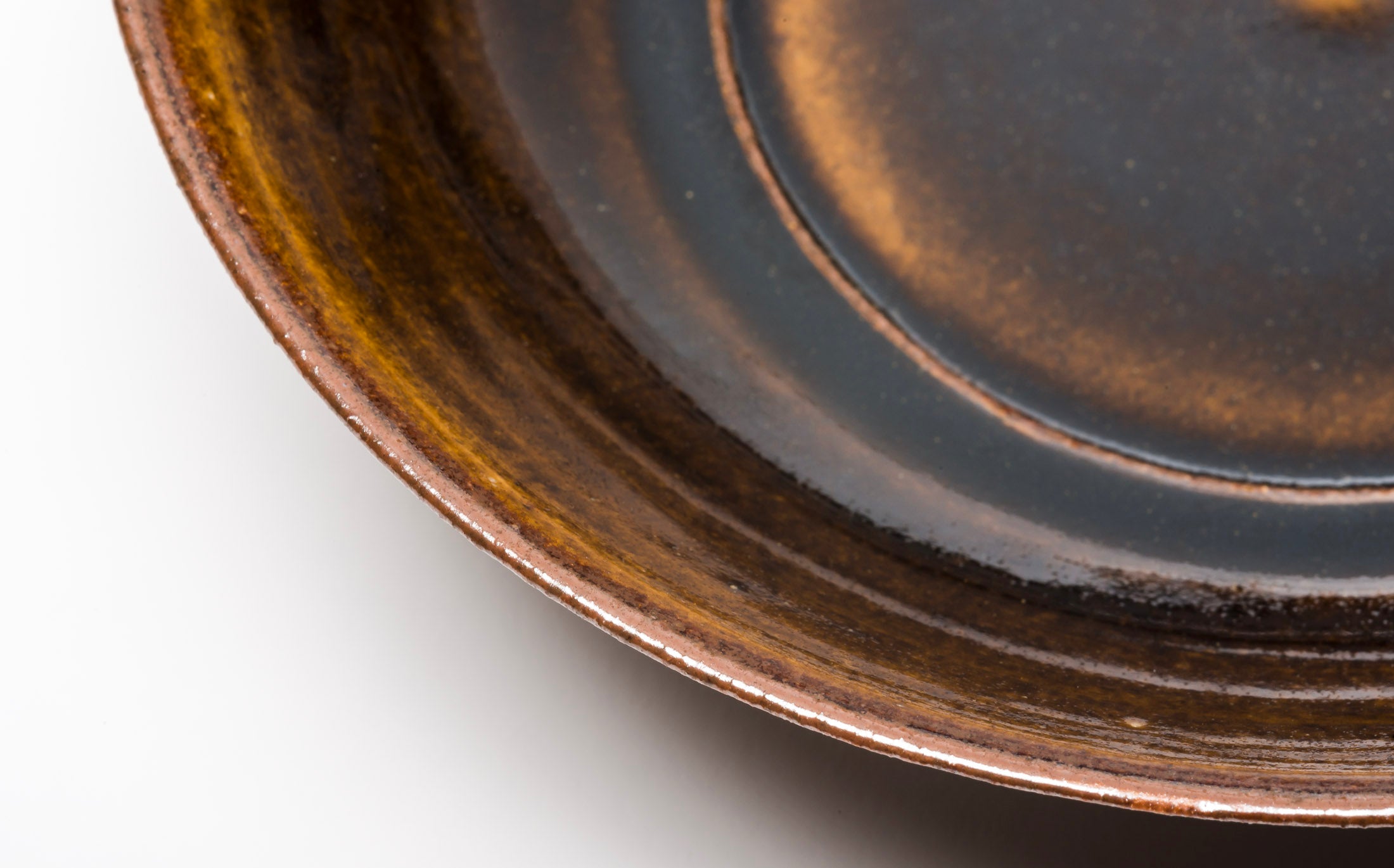 Ame - Ceramic Brown - Shallow Bowl