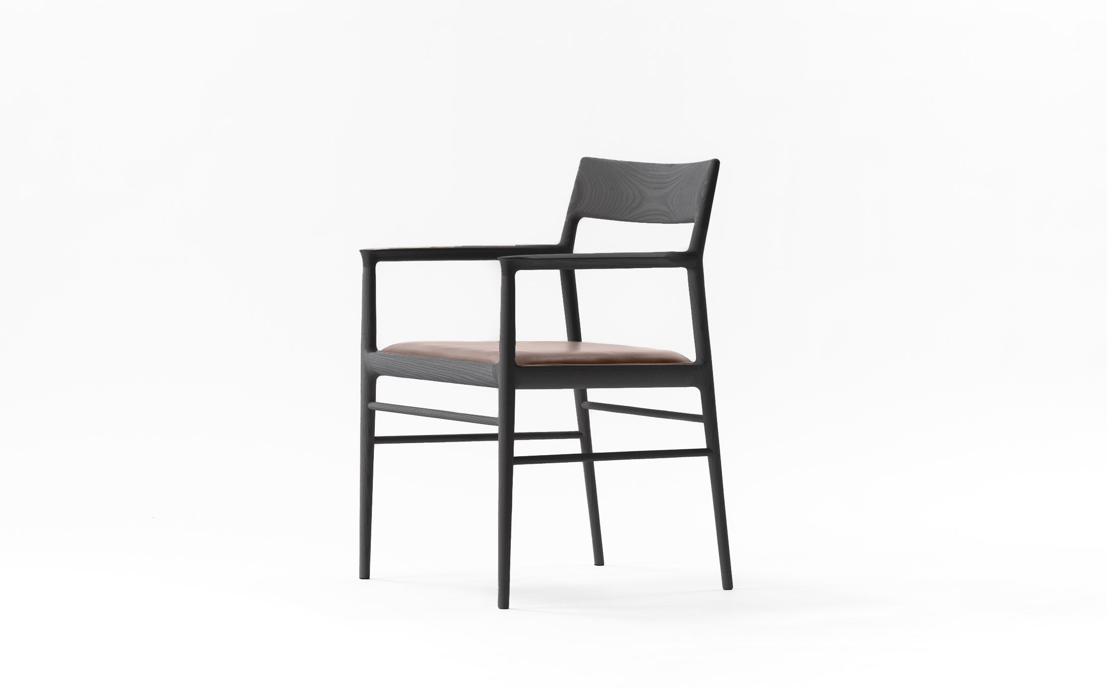 Arrow armchair - Charcoal grey