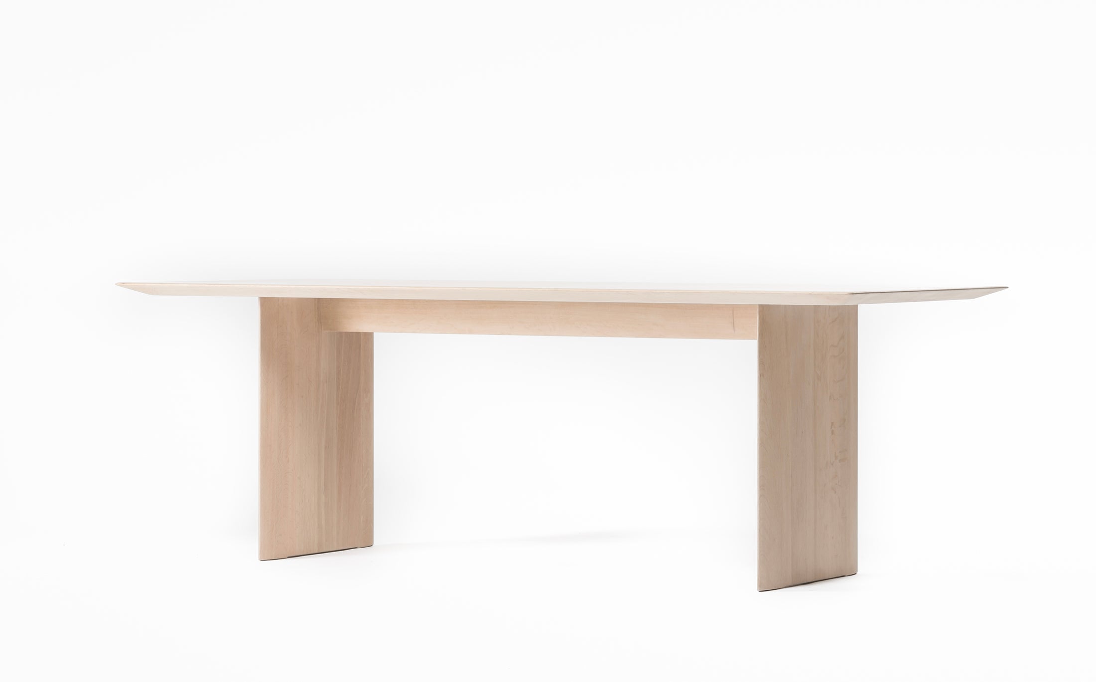A table in the silent forest T-493 #Wood Finish_snow white