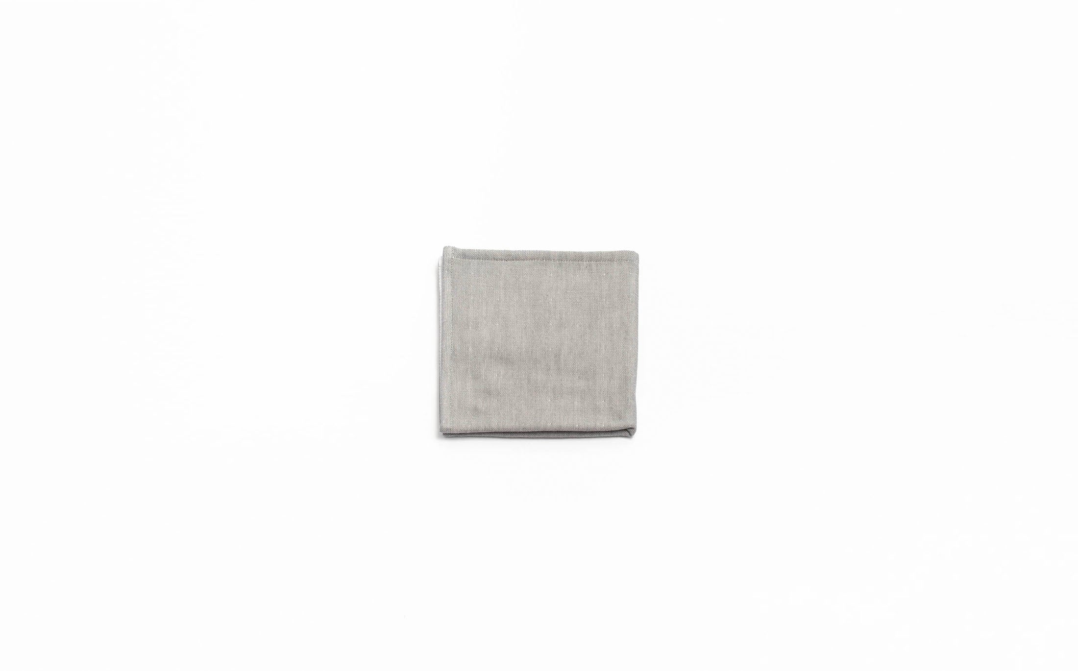Gauze Chambray Towel - Grey Guest Towel