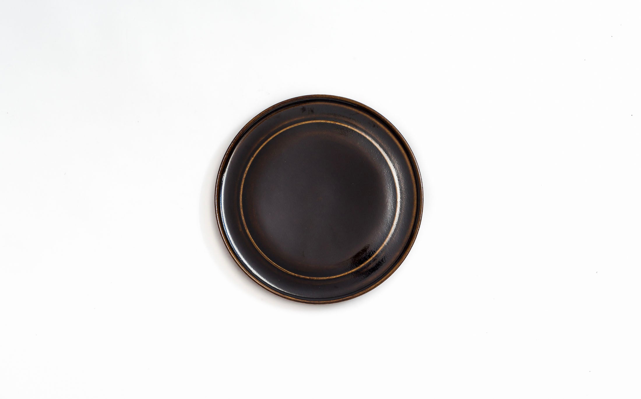 Hanamizuki - Ceramic Brown - Rim Plate S