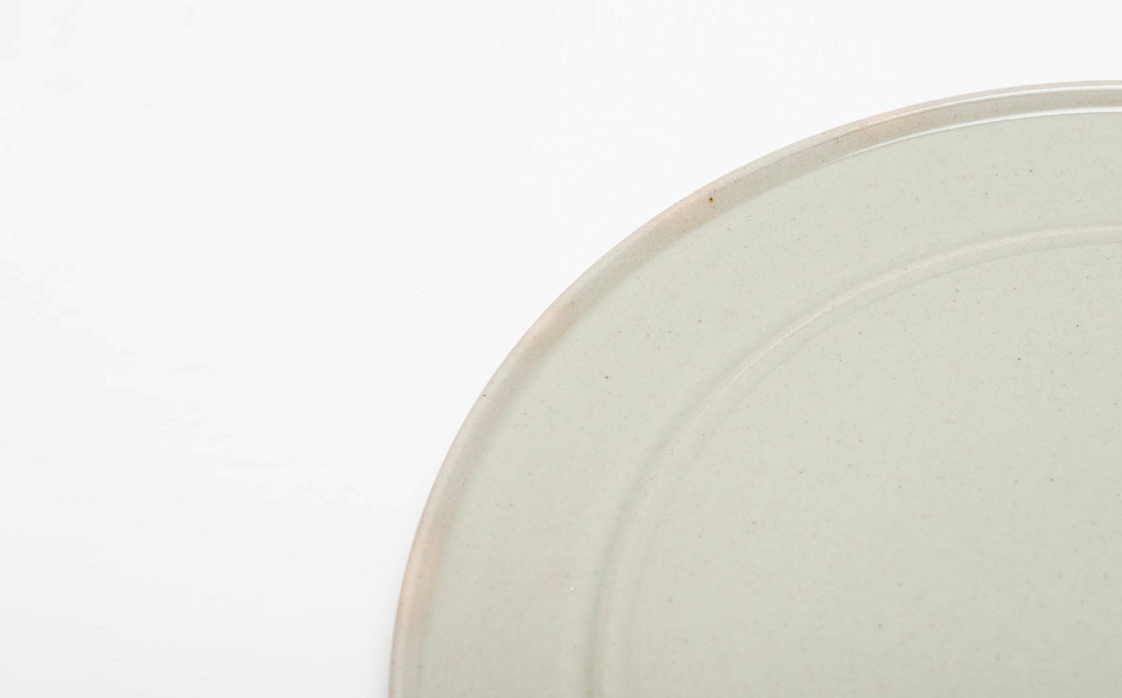 Hanamizuki - Ceramic Light Grey - Rim Plate