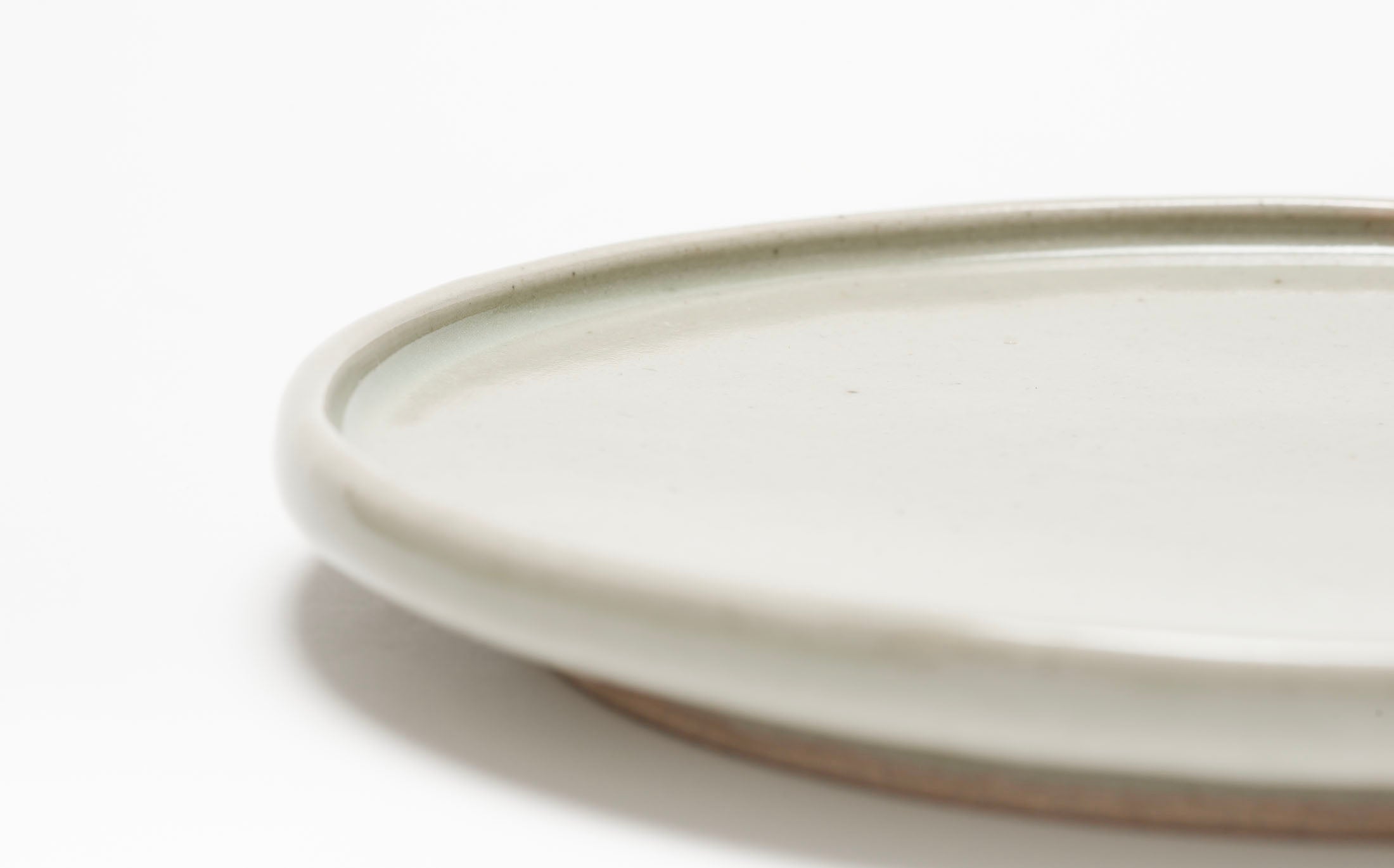 Hanamizuki - Ceramic Light Grey - Narrow Rim Plate