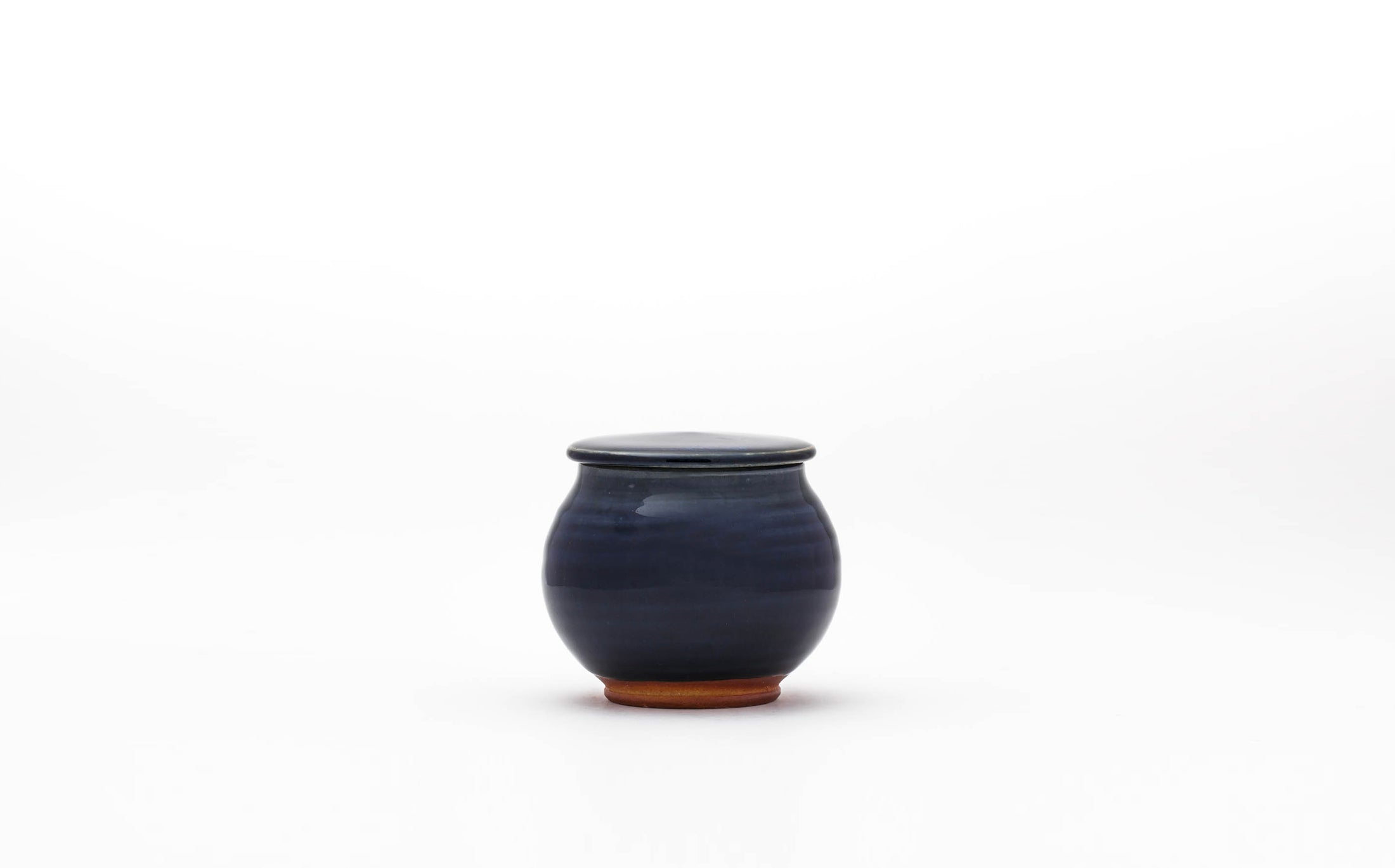 Iwami - Ceramic Blue - Pot with Lid size3