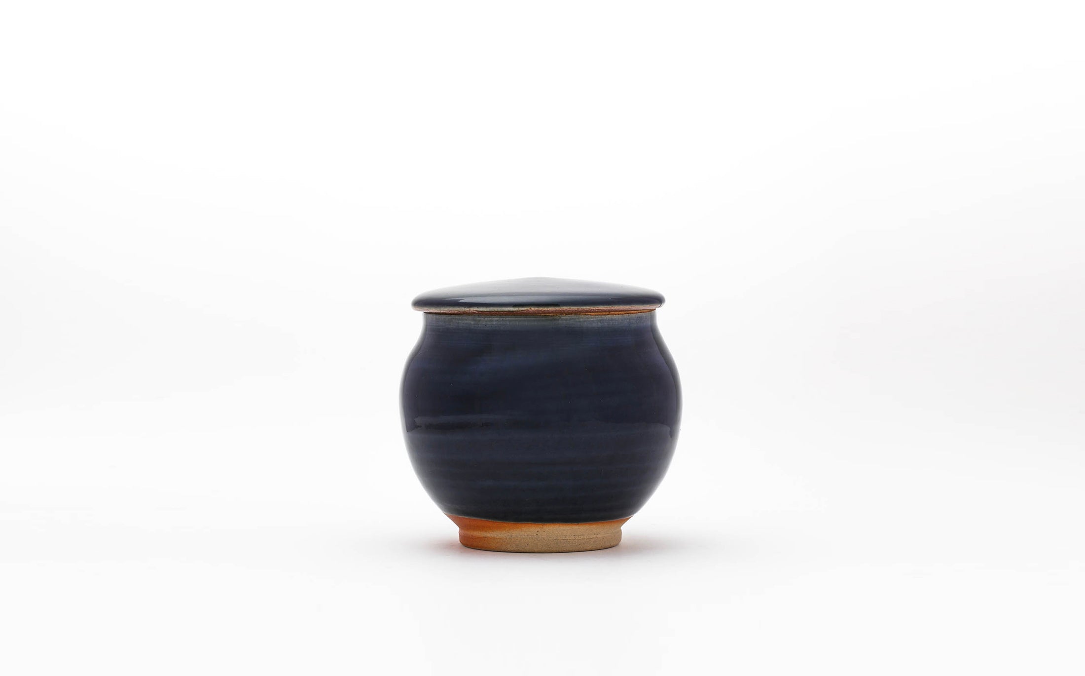 Iwami - Ceramic Blue - Pot with Lid size4