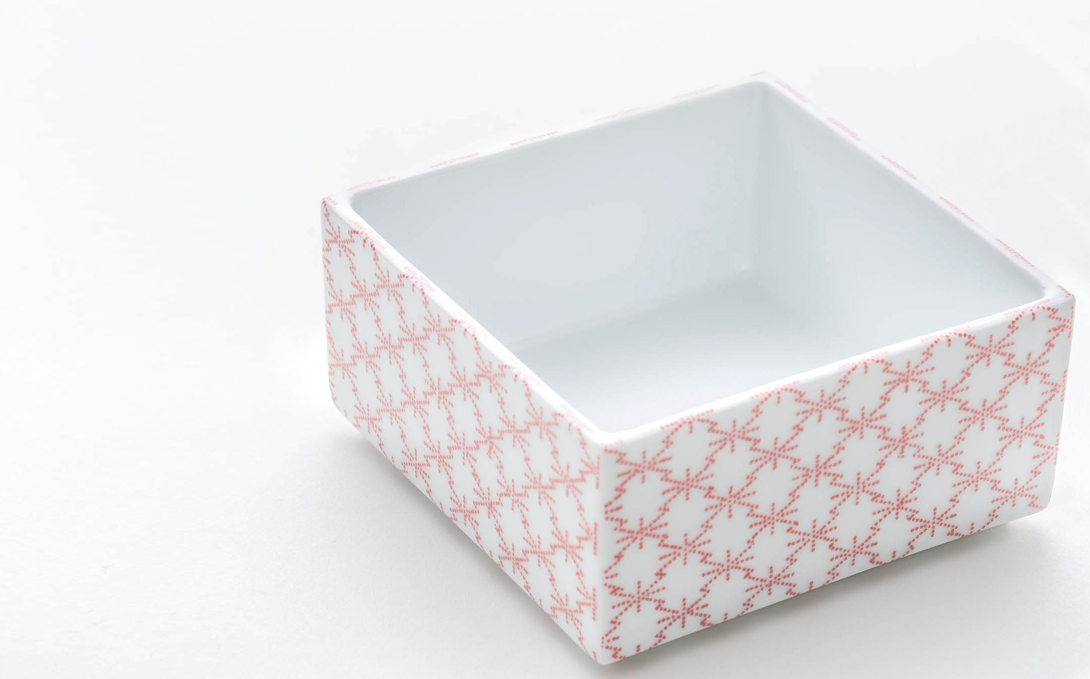 Ju-bako - Porcelain Tsunomatsukawabishi Red S #Size_square s