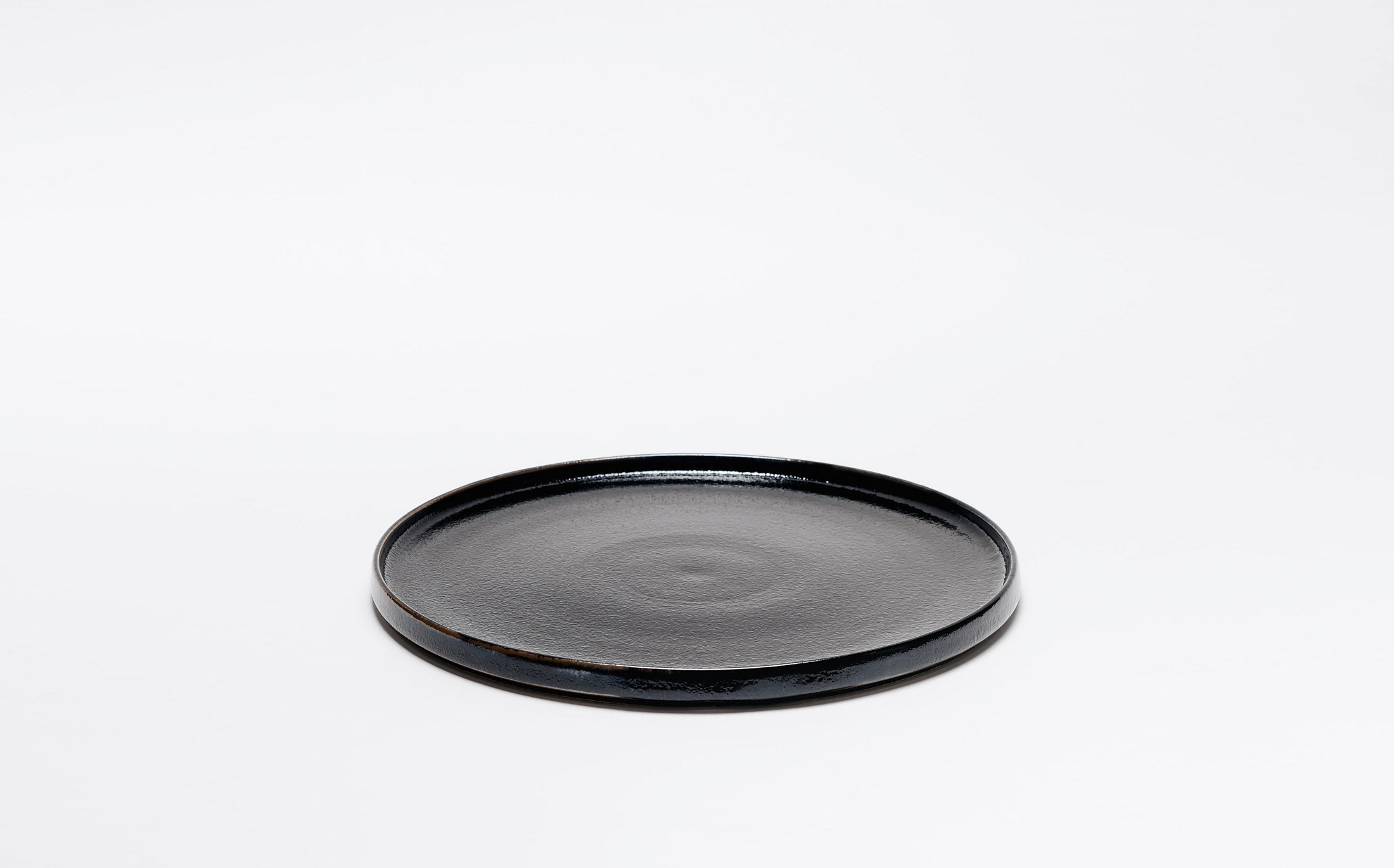 Kafka - Ceramic Black - Round Plate L