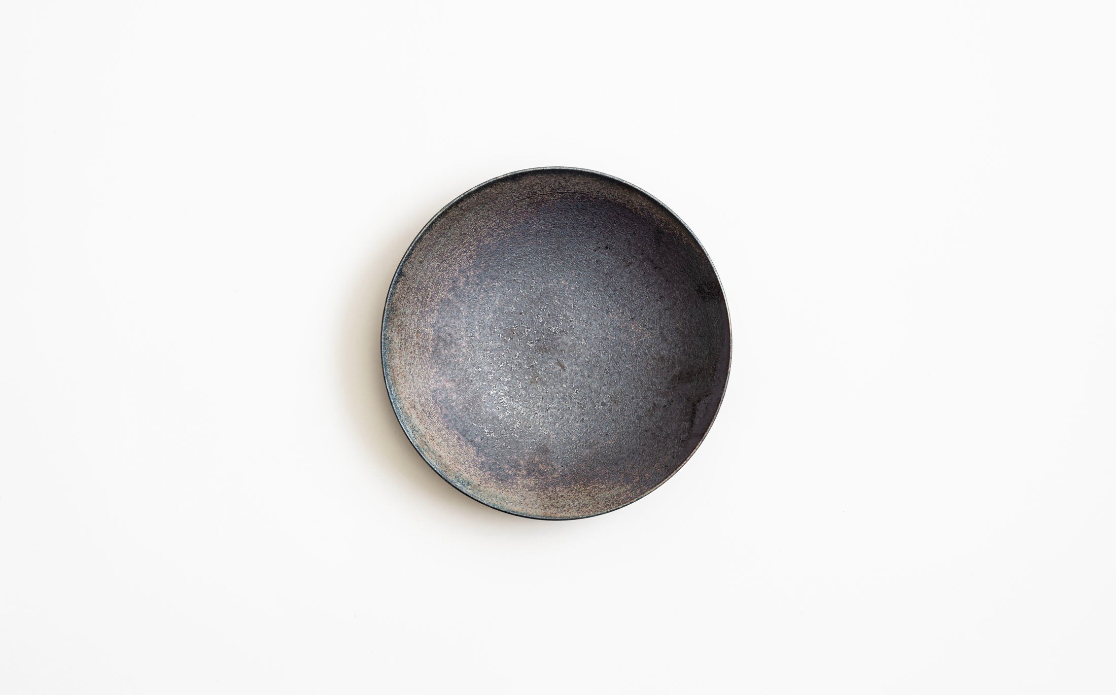 Kanzan - Ceramic Grey Luster - Shallow Bowl