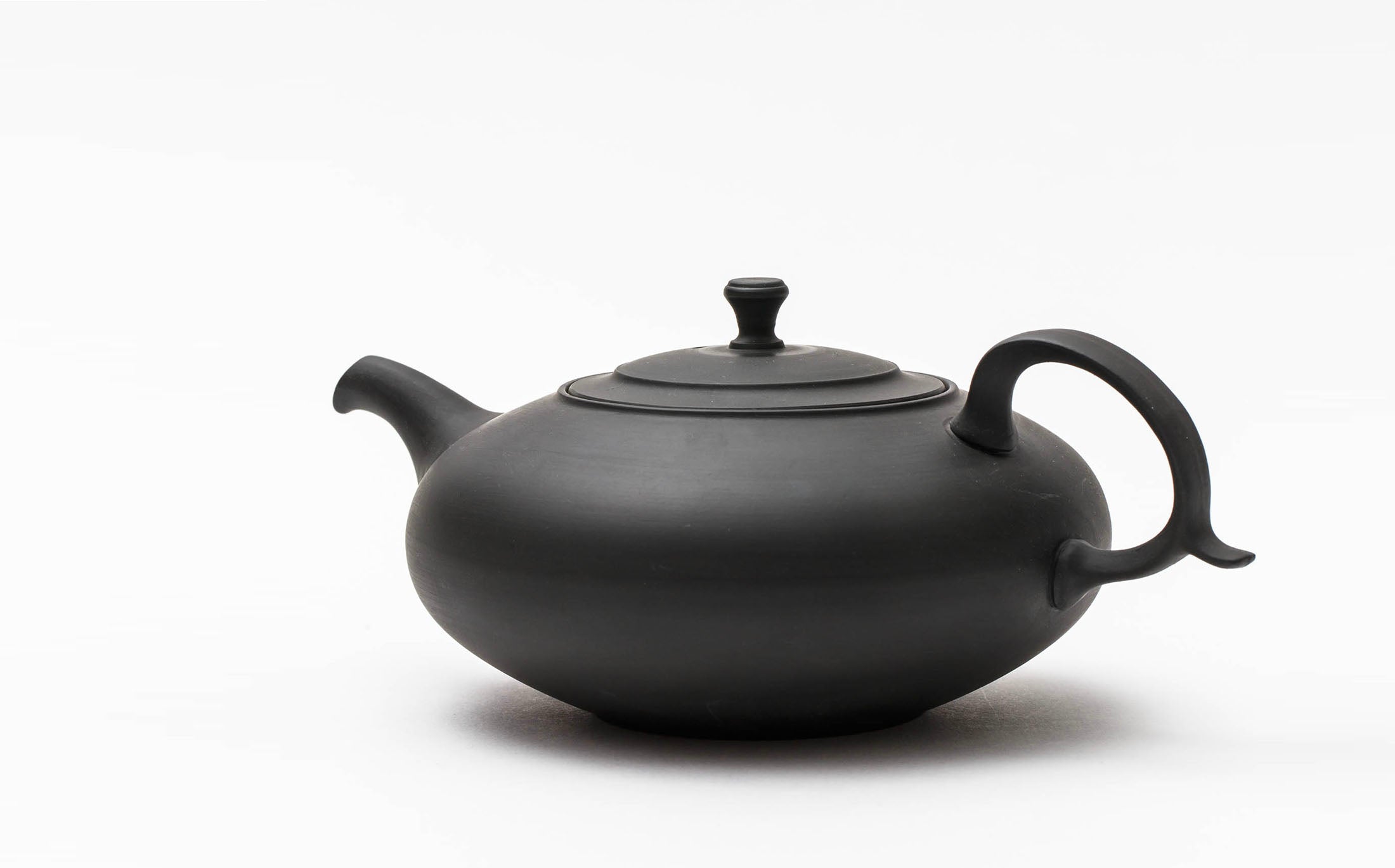 Kaoru noir - Stoneware Black - Green Tea Pot