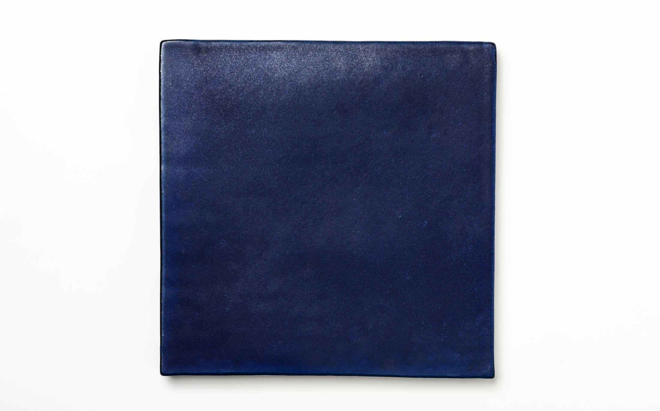 Kasama - Ceramic Blue - Square Plate with Legs