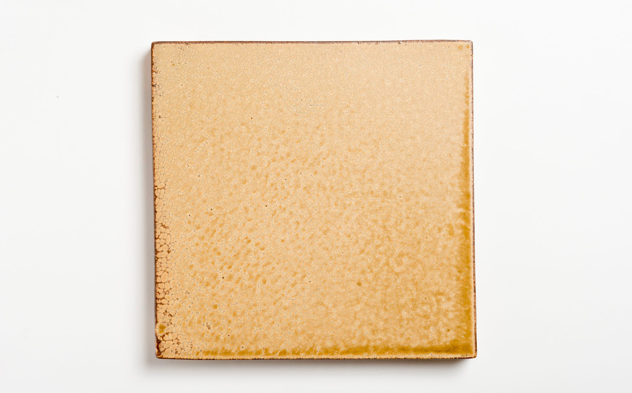 Kasama - Ceramic Yellow - Square Plate with Legs