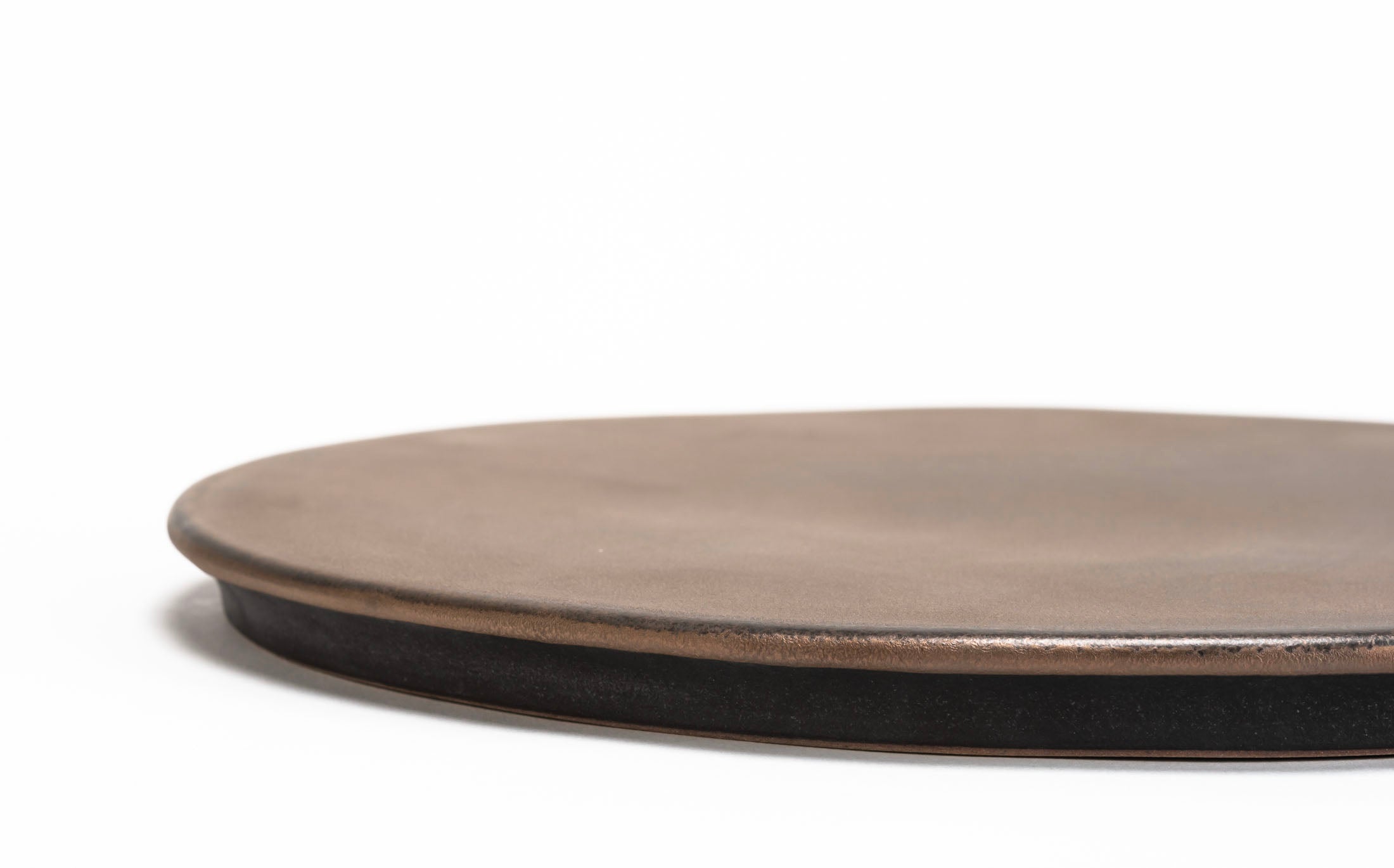 Kasama - Ceramic Black Luster - Round Plate