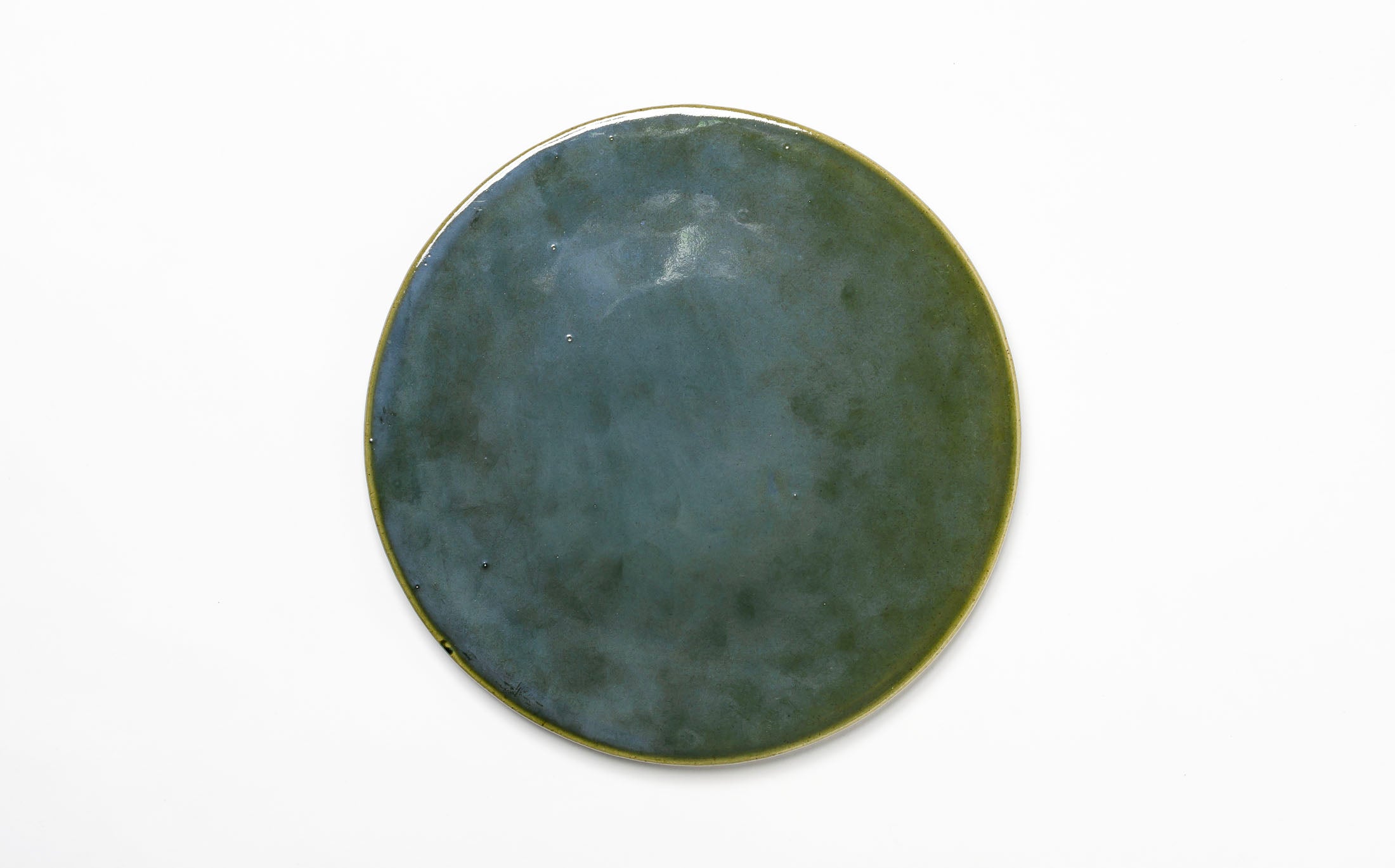 Kasama - Ceramic Green - Round Plate