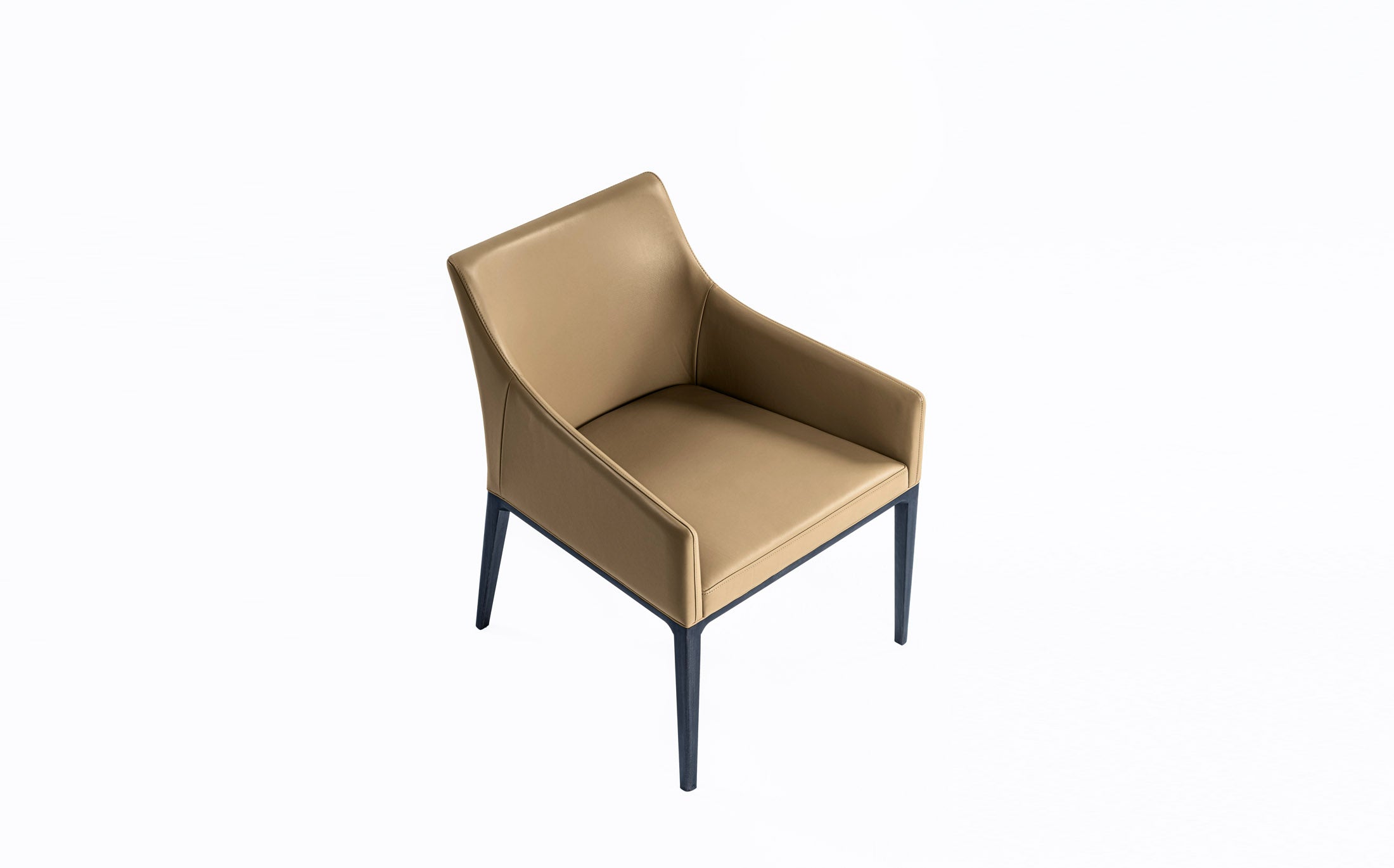 Leonardo swing armchair #Seat materials_smooth leather 40108