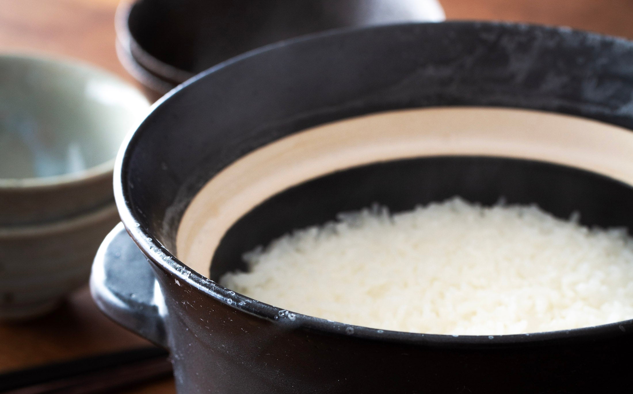 Meshi-nabe - Ceramic Black - Rice Cooker Pot