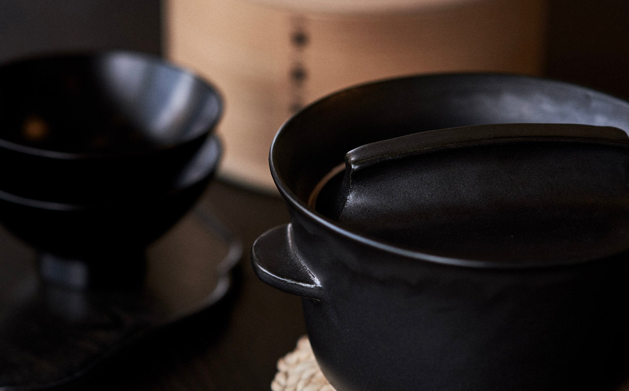 Meshi-nabe - Ceramic Black - Rice Cooker Pot