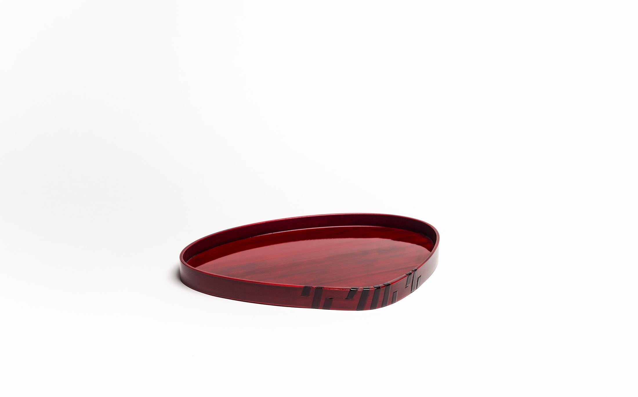 Mihashi - Red Shunkei - Hamaguri Tray S