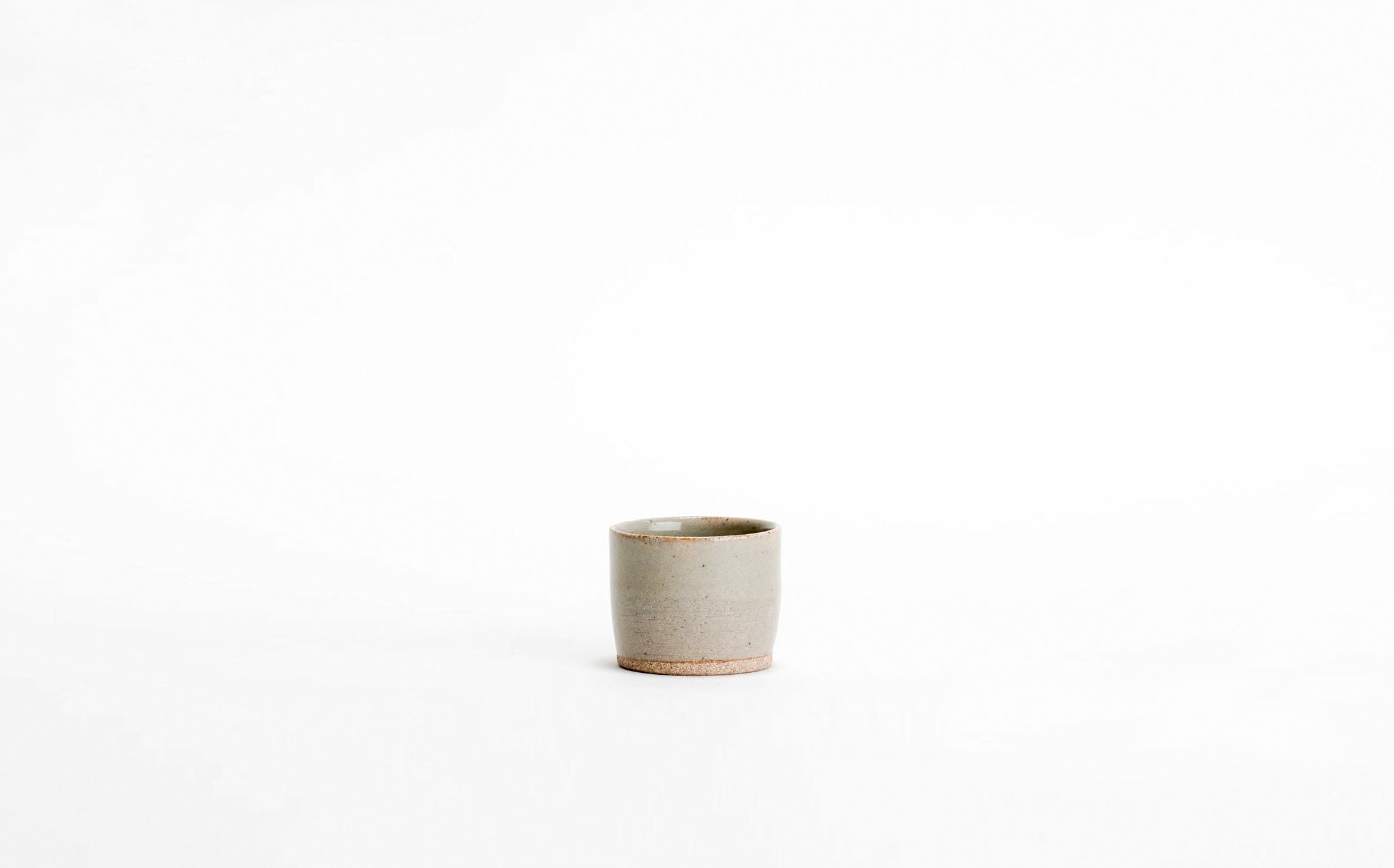 Namida - Ceramic Light Grey - Sake Cup S