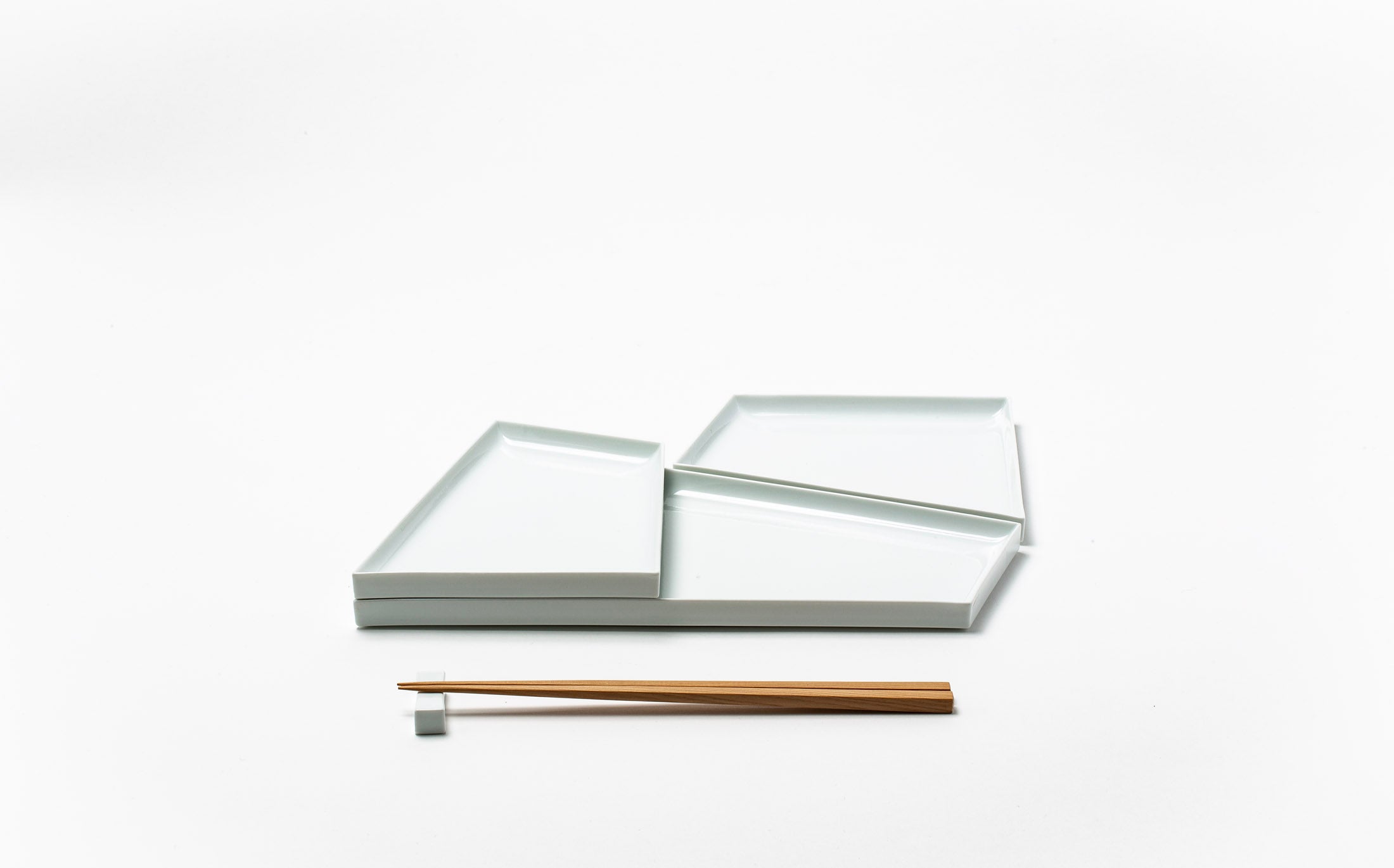 Objet d'Art - Porcelain White - Plate set