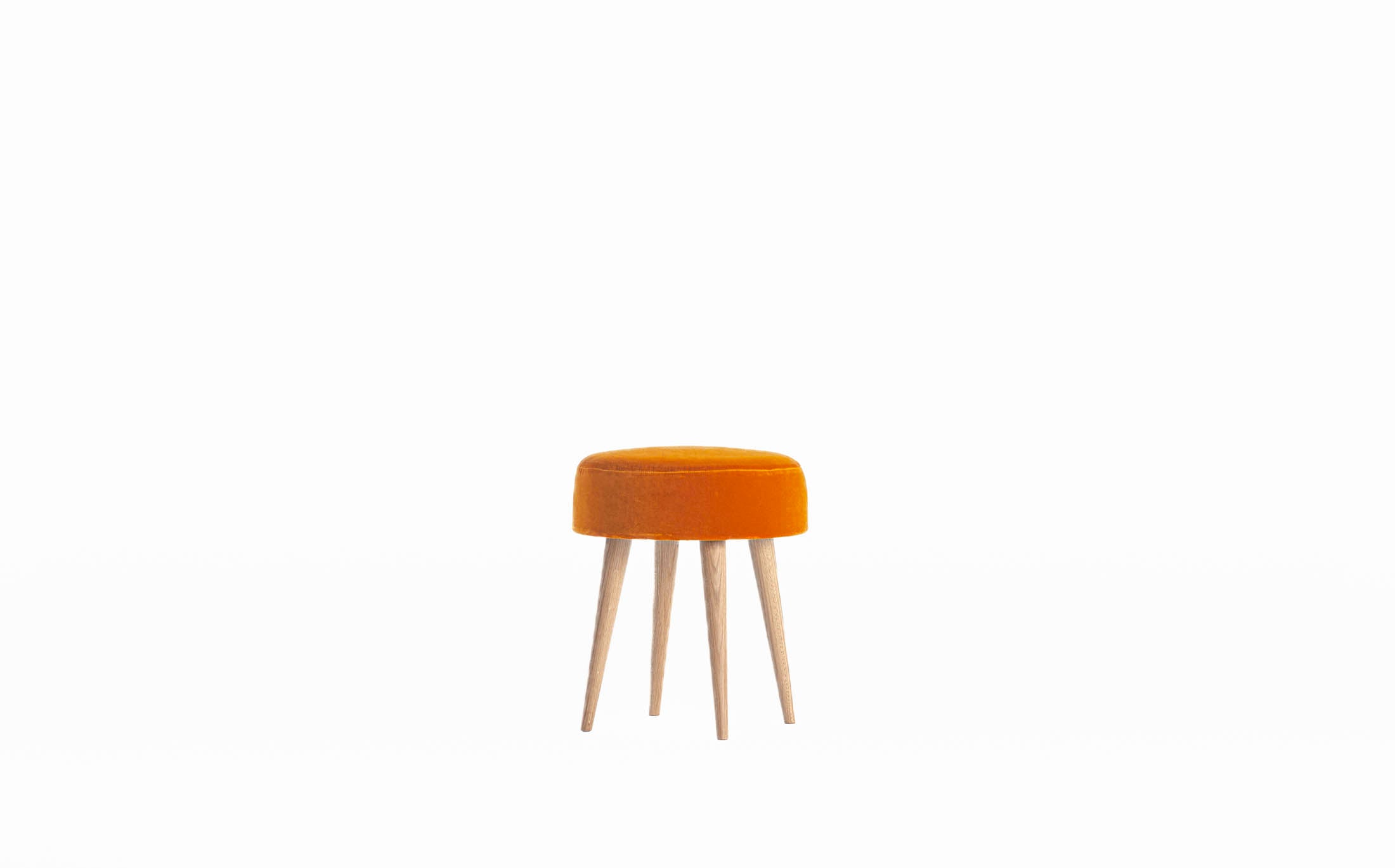 Damenhocker #Fabric_orange