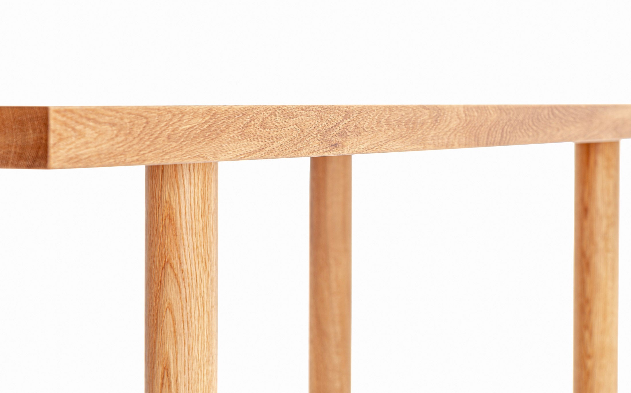Atelier Zumthor working table - Round legs #Wood Finish_beeswax