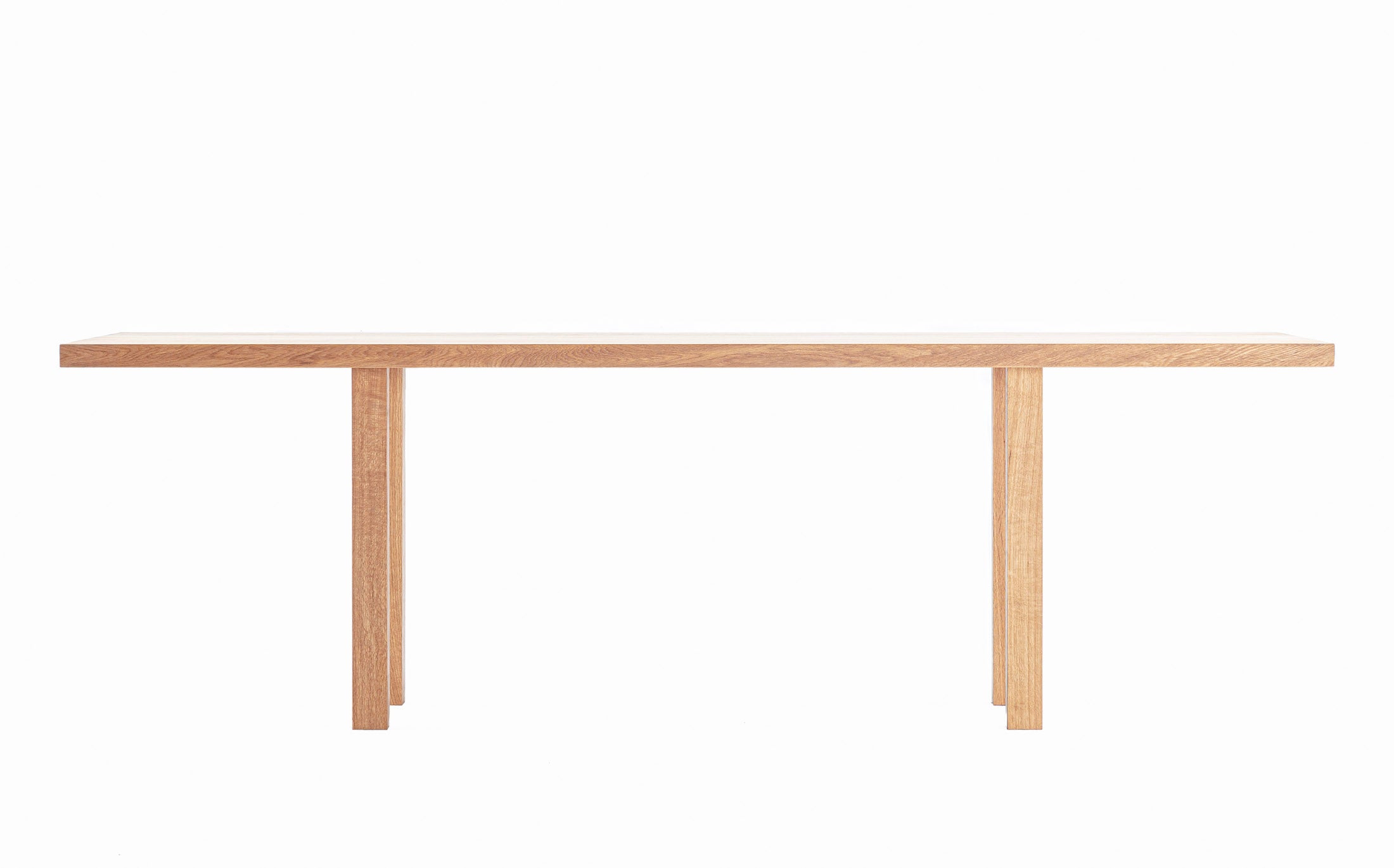 Atelier Zumthor working table - Square legs #Wood Finish_beeswax
