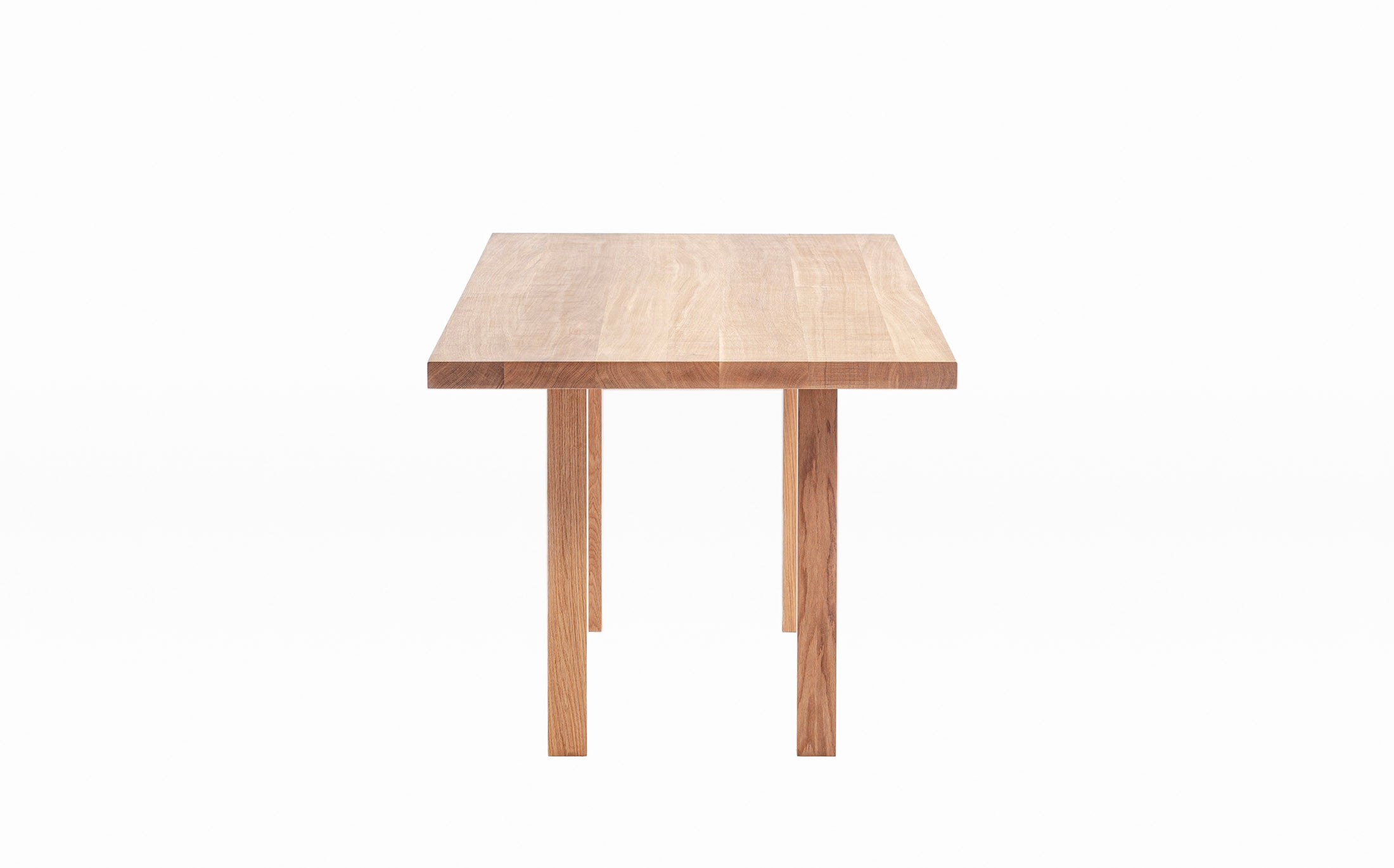 Atelier Zumthor working table - Square legs #Wood Finish_beeswax