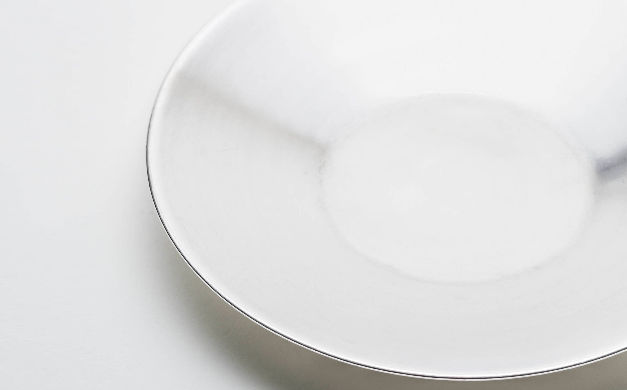 Shirotae - Silvered Porcelain - Saucer
