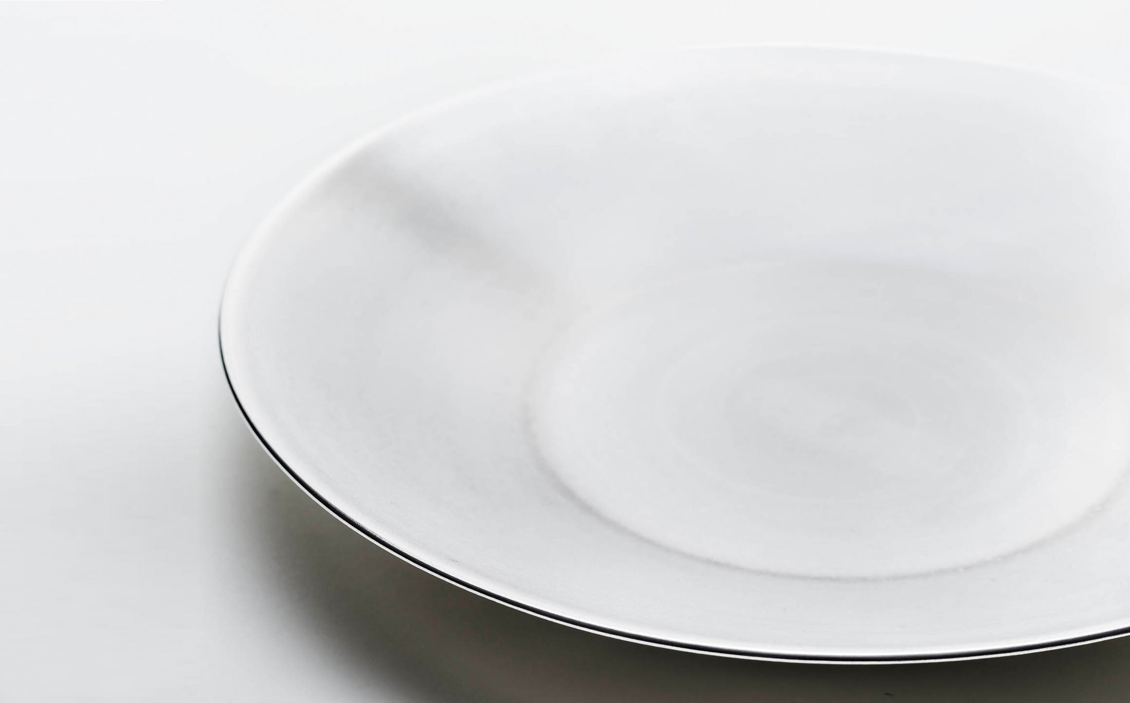 Shirotae - Silvered Porcelain - Saucer