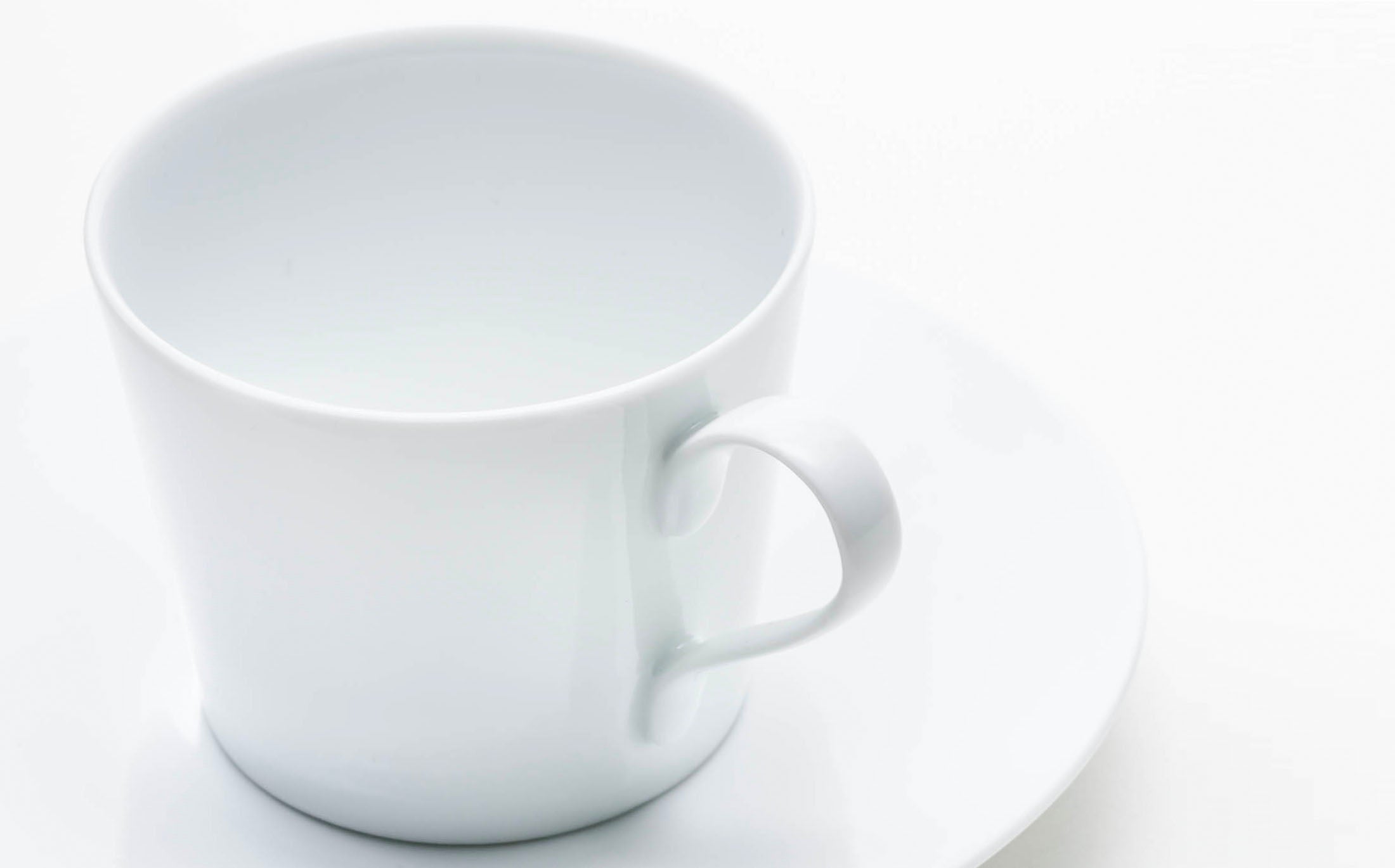 Shirotae - Porcelain White - Demitasse Cup and Saucer