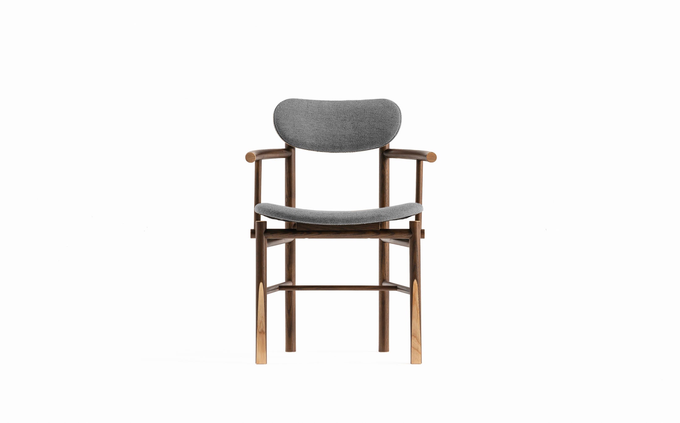 Takenoko chair - White Ash TEAK Colour