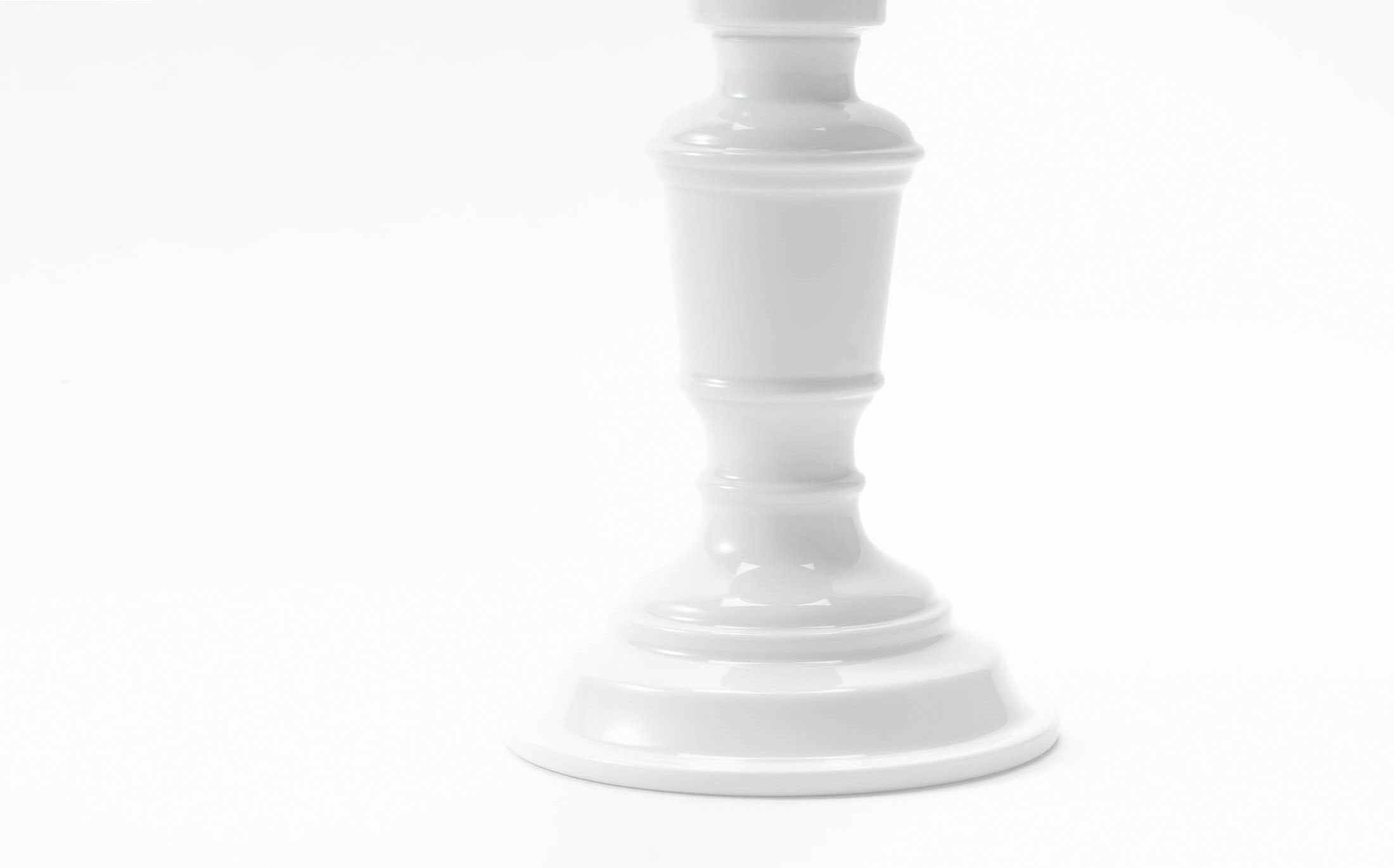 Tamaki - Porcelain White - Candle Stand A