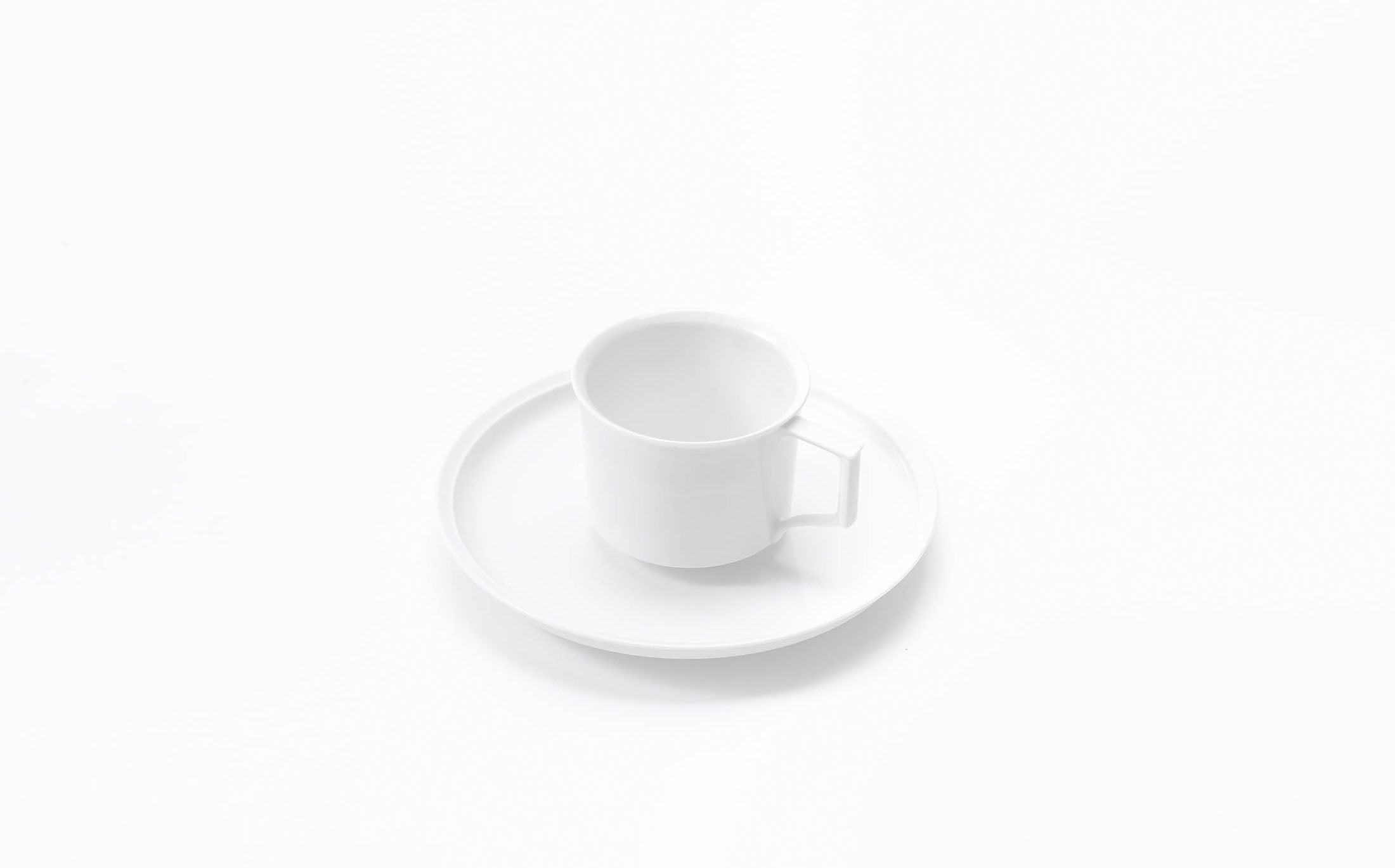 Tamaki - Porcelain White - Coffee Cup and Saucer