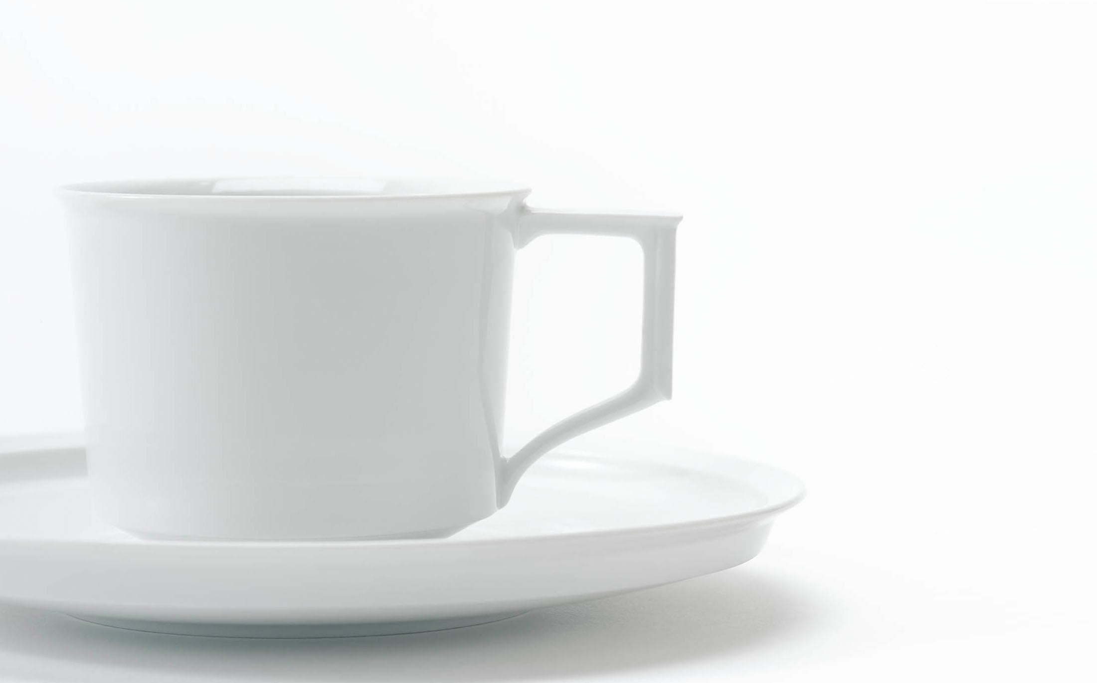 Tamaki - Porcelain White - Coffee Cup and Saucer