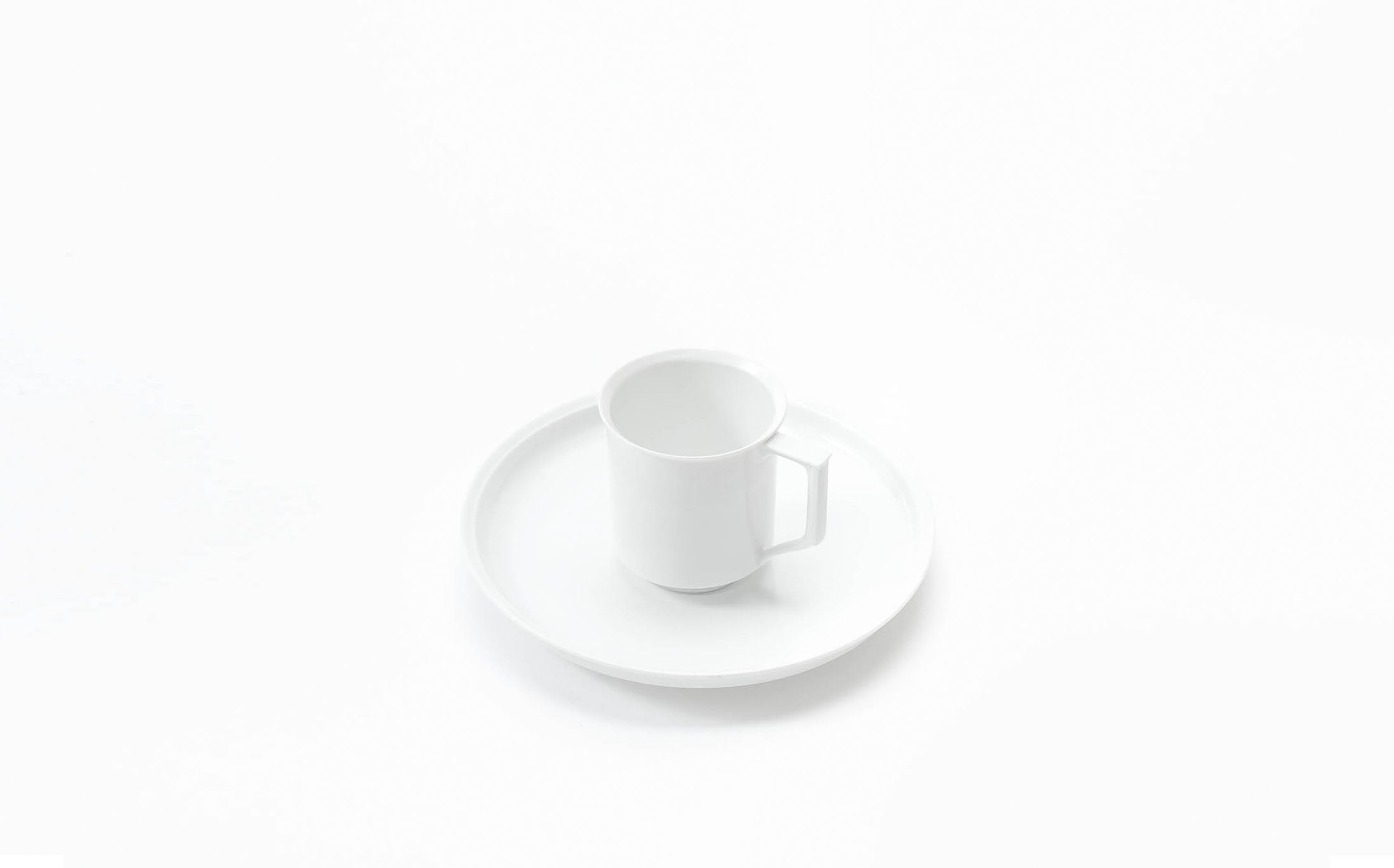 Tamaki - Porcelain White - Demitasse Cup and Saucer