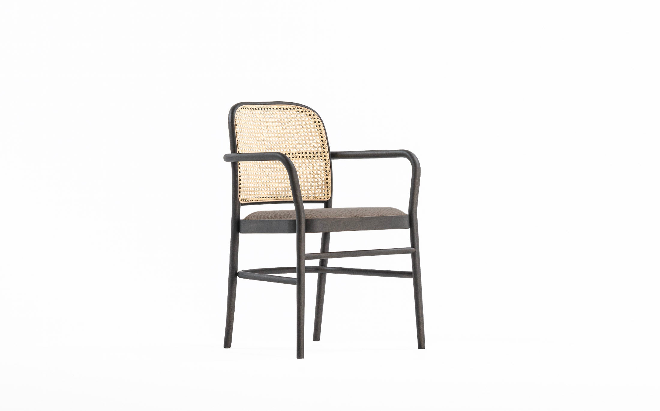 The bent armchair - Charcoal grey