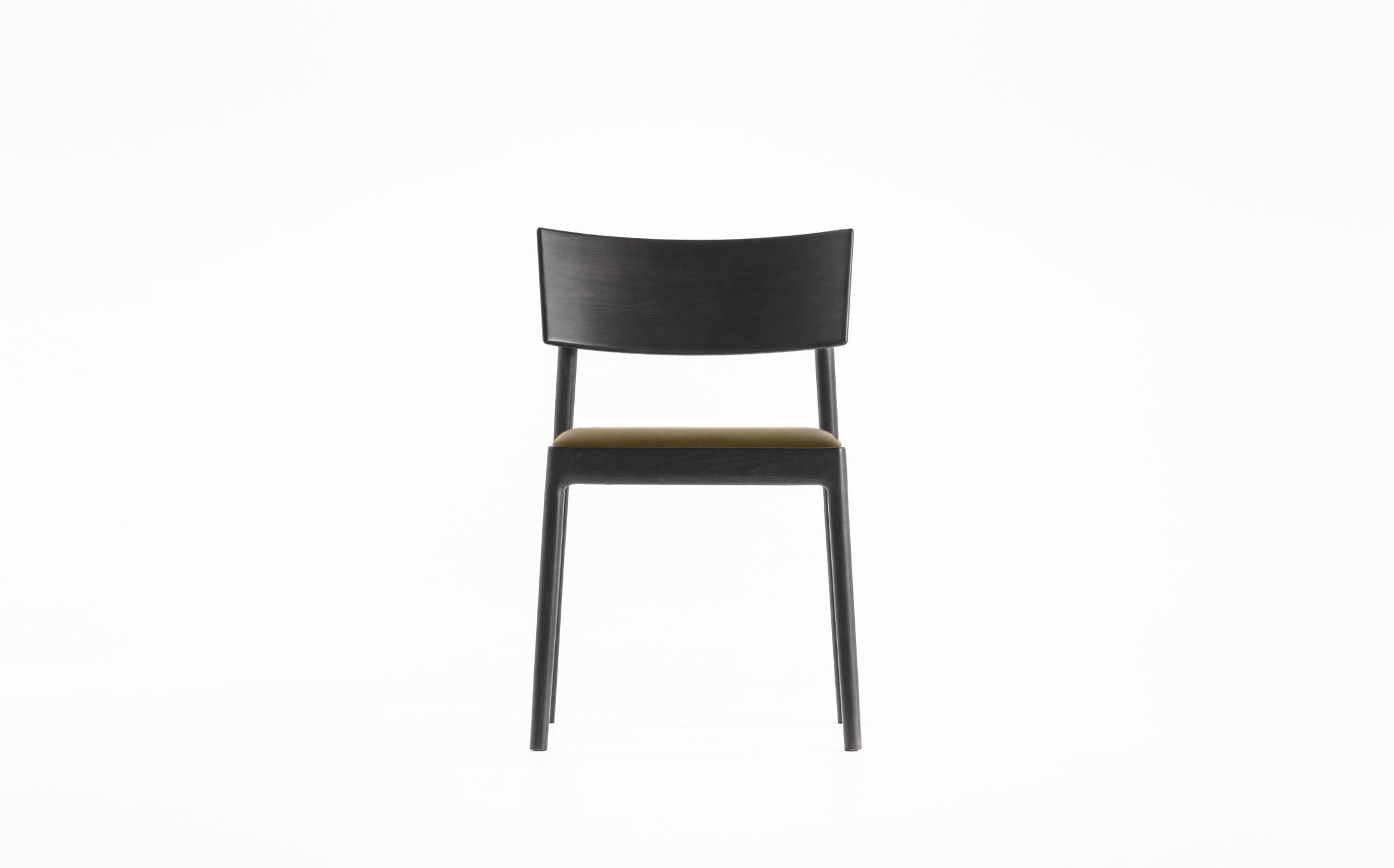 The stacking light chair #Seat materials_smooth leather 40108