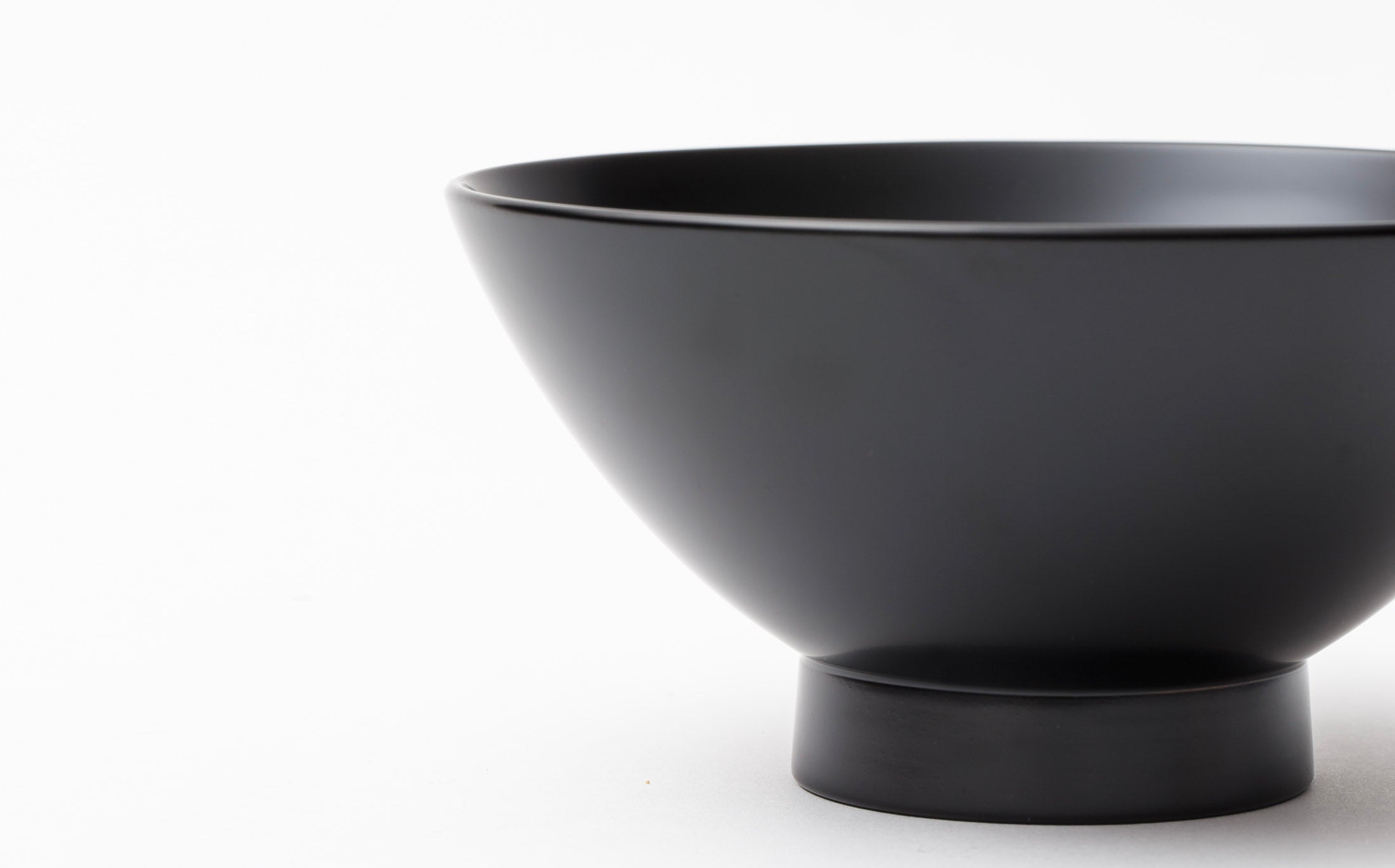 Tsubaki - Japanese Lacquer Black - Rice Bowl