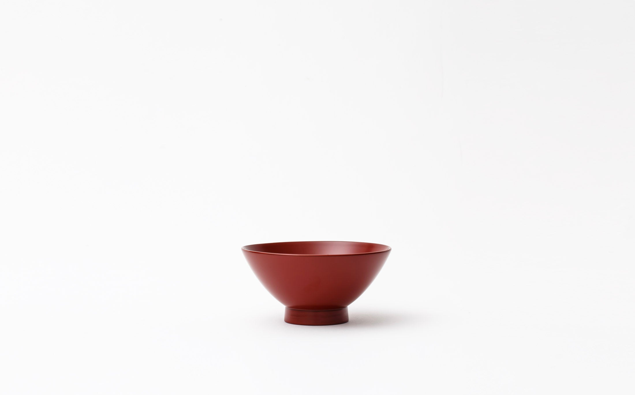 Tsubaki - Japanese Lacquer Vermillion - Rice Bowl