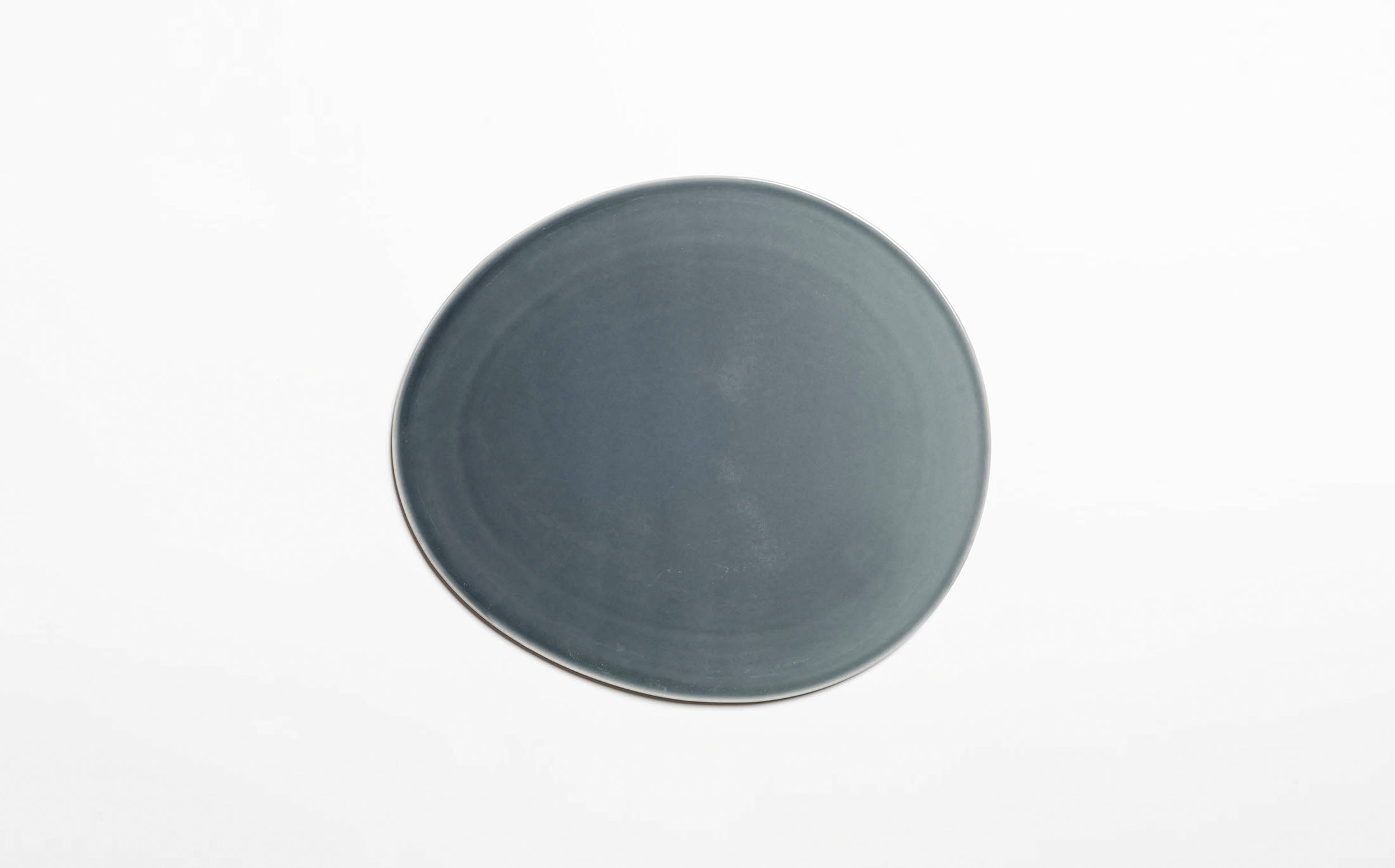 Vent Blanc - Porcelain Dark Grey - Plate Big