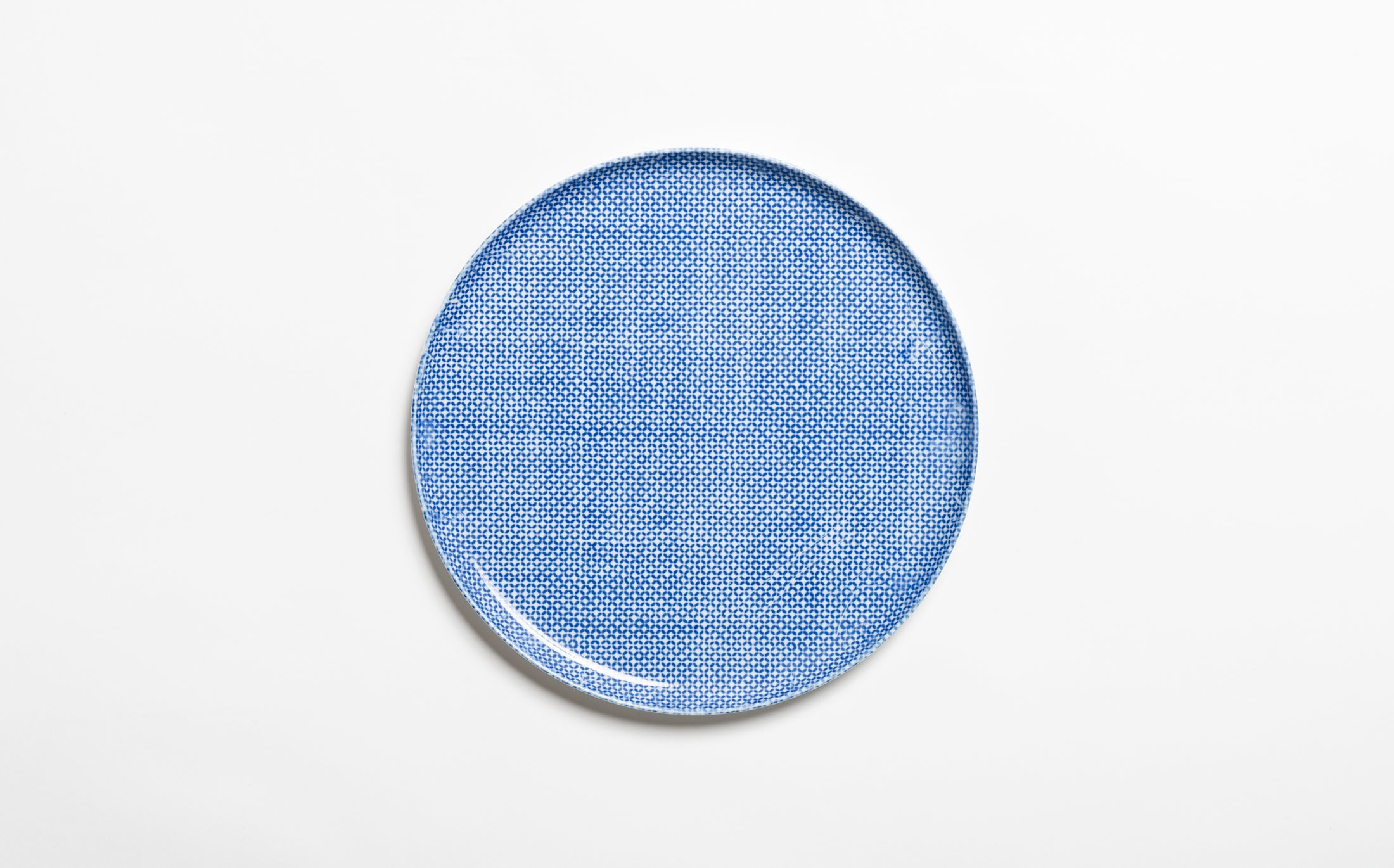 Yamabuki - Porcelain Gokushippo Blue - Round Plate