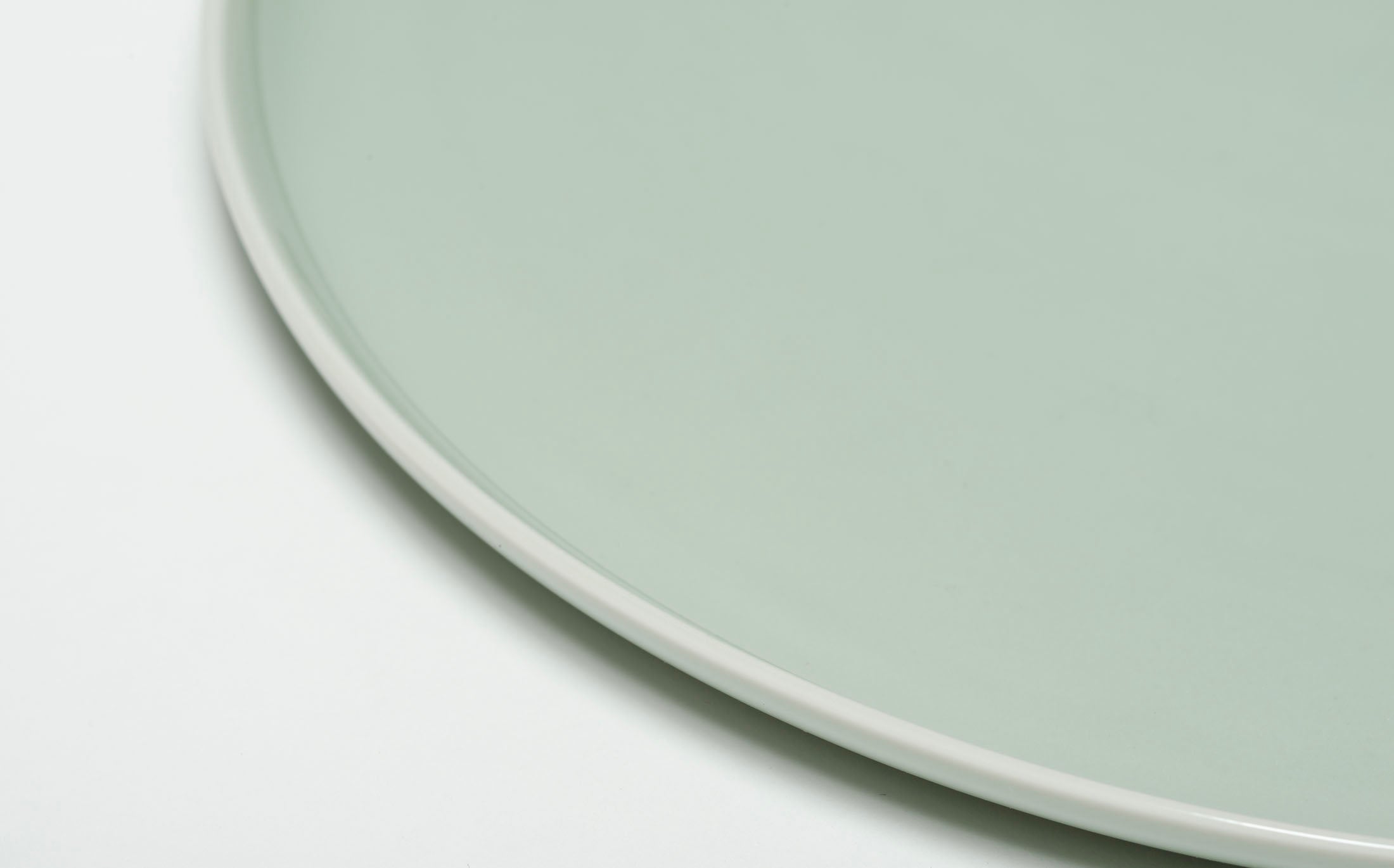Yamabuki - Porcelain Celadon - Round Plate