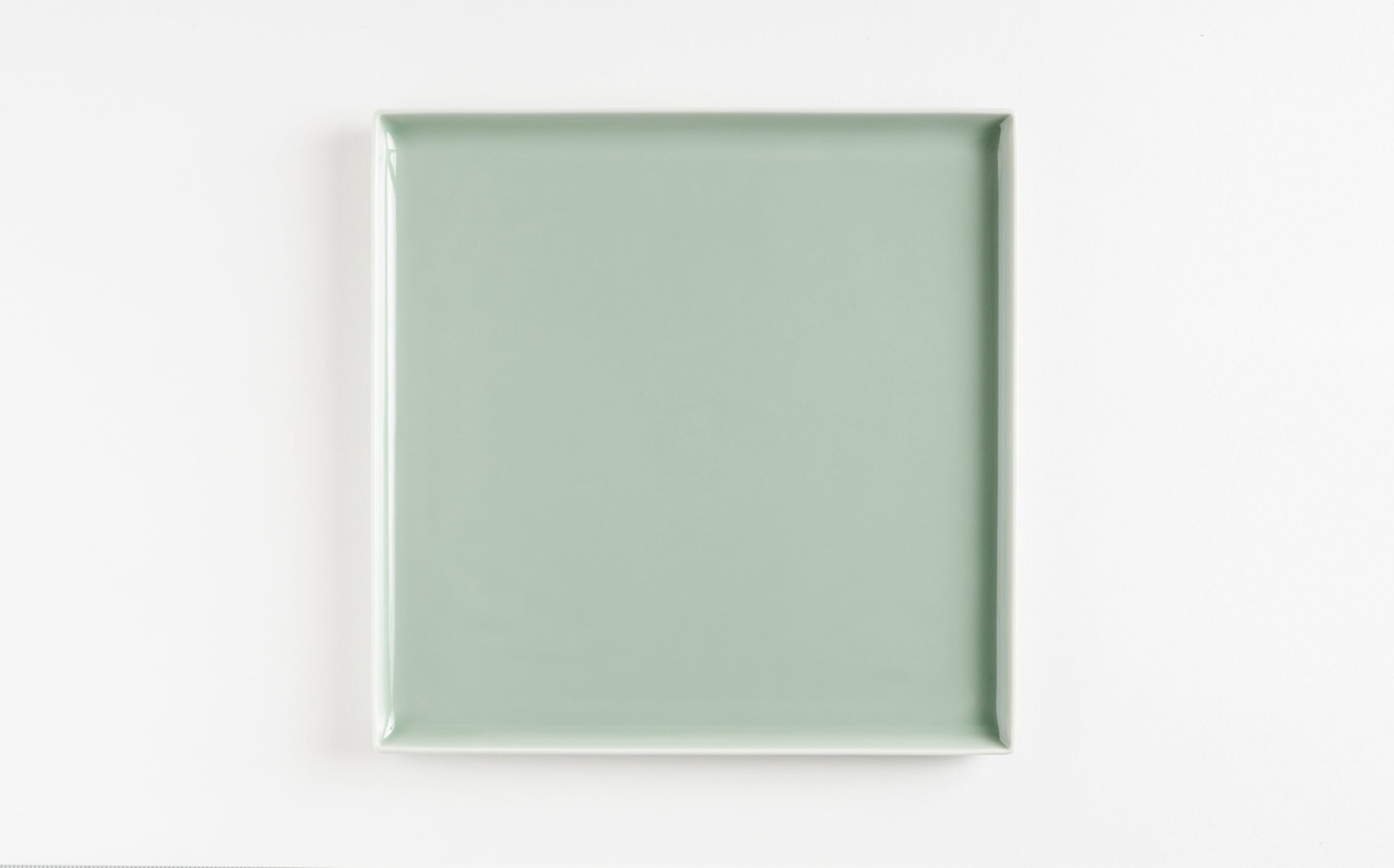 Yamabuki - Porcelain Celadon - Square Plate