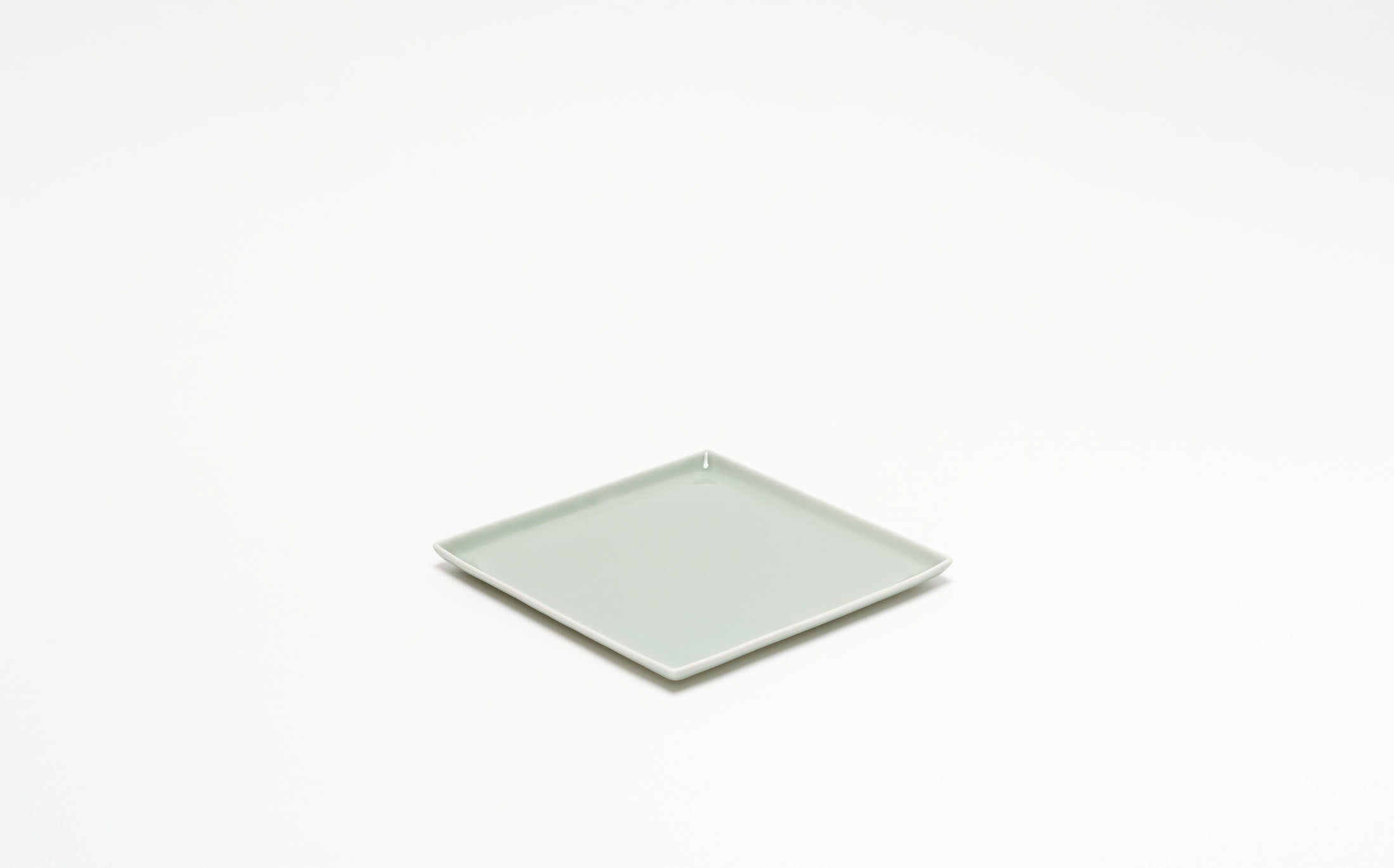 Yamabuki - Porcelain Celadon - Square Plate