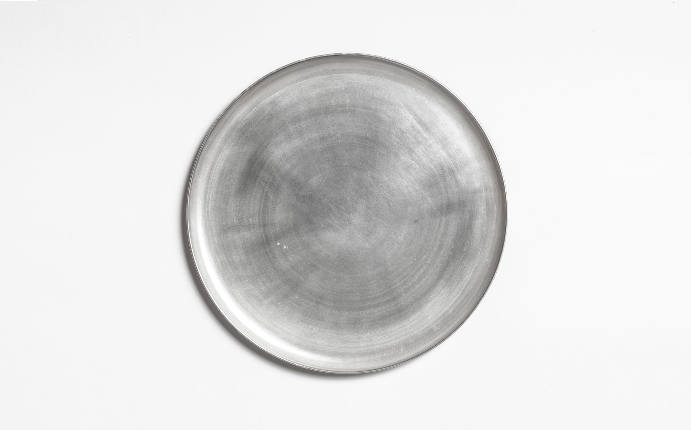 Yamabuki - Silvered Porcelain - Round Plate
