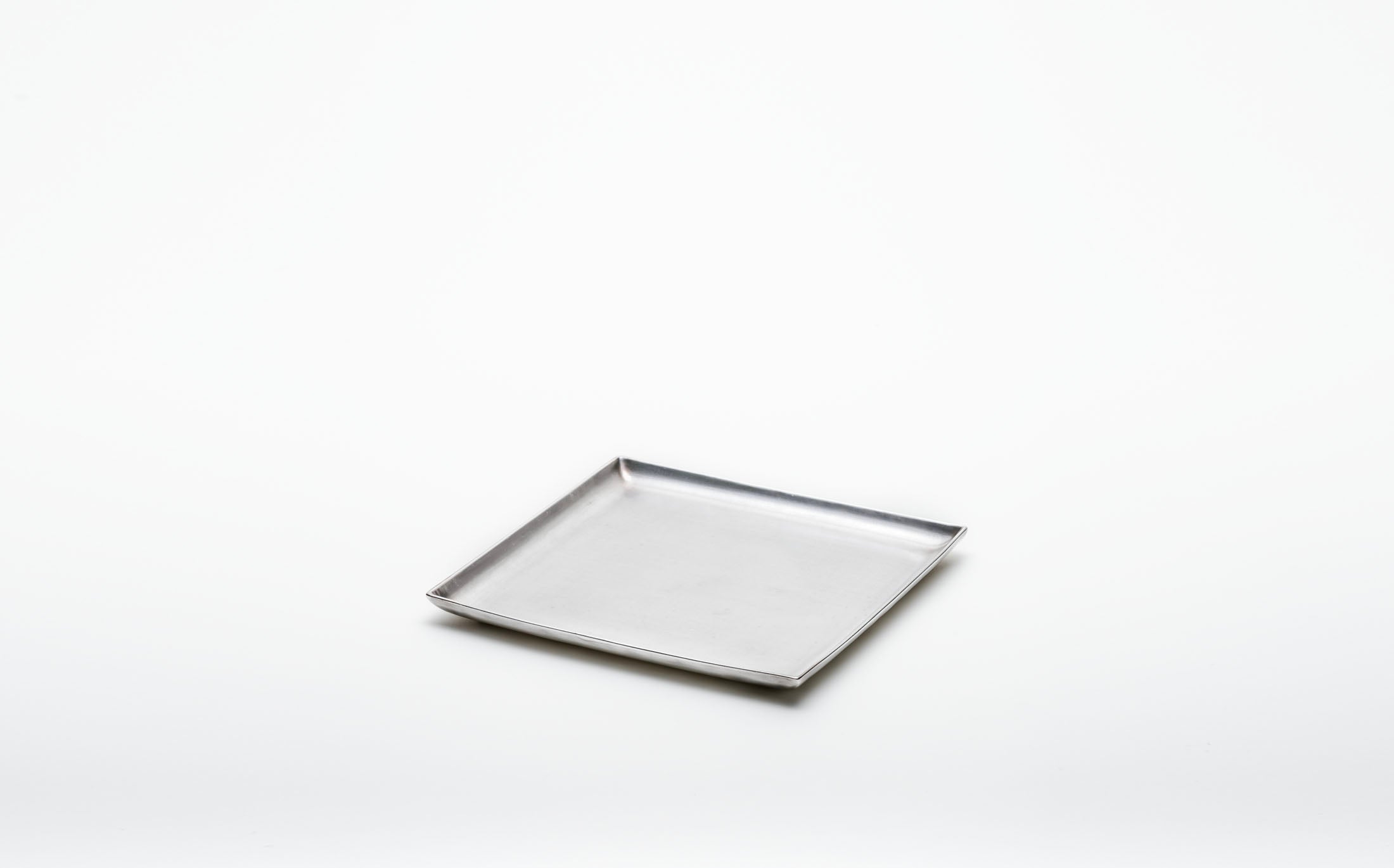 Yamabuki - Silvered Porcelain - Square Plate